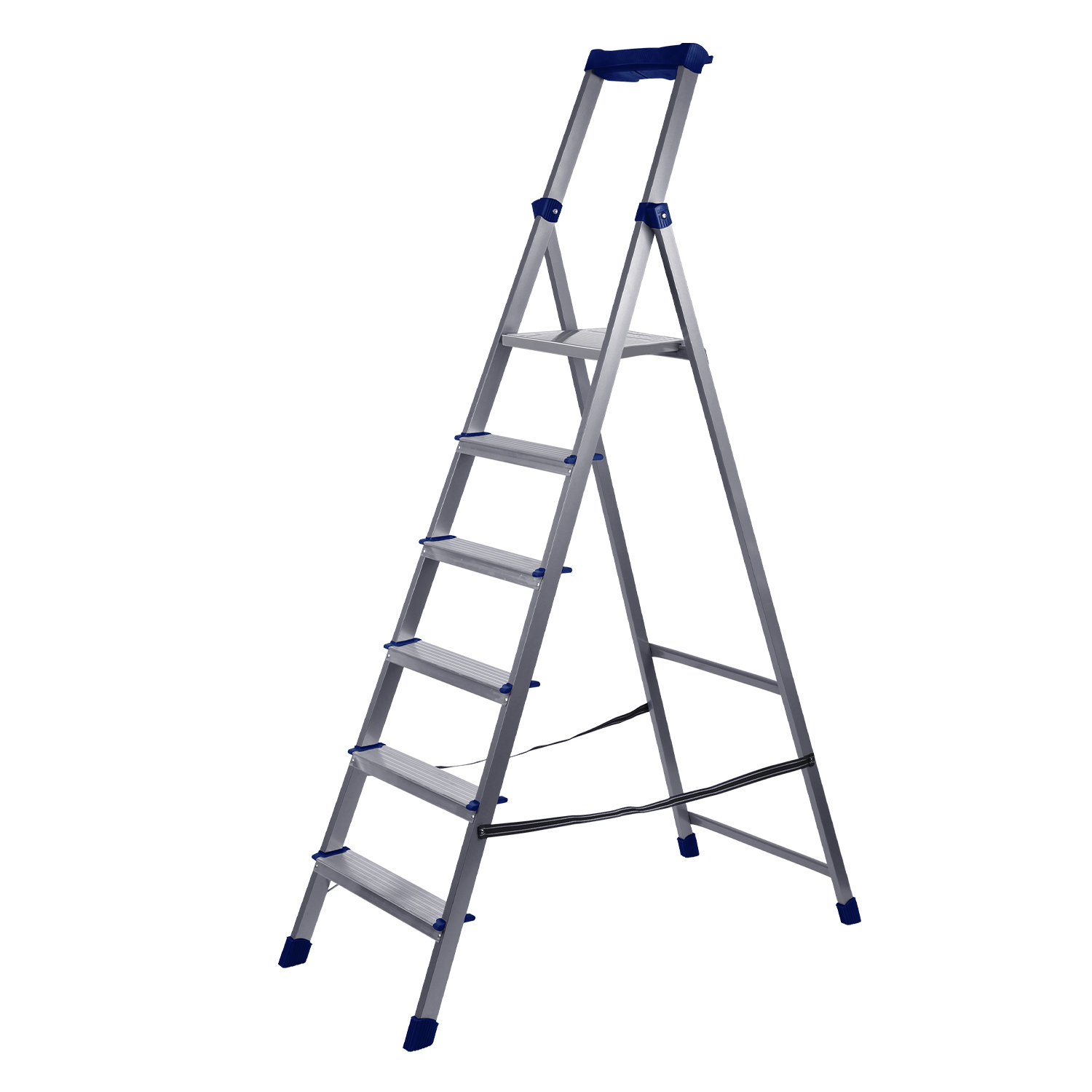 Изображение товара Стремянка комбинированная Nika СКА6 6 ступеней груз до 150 кг Россия