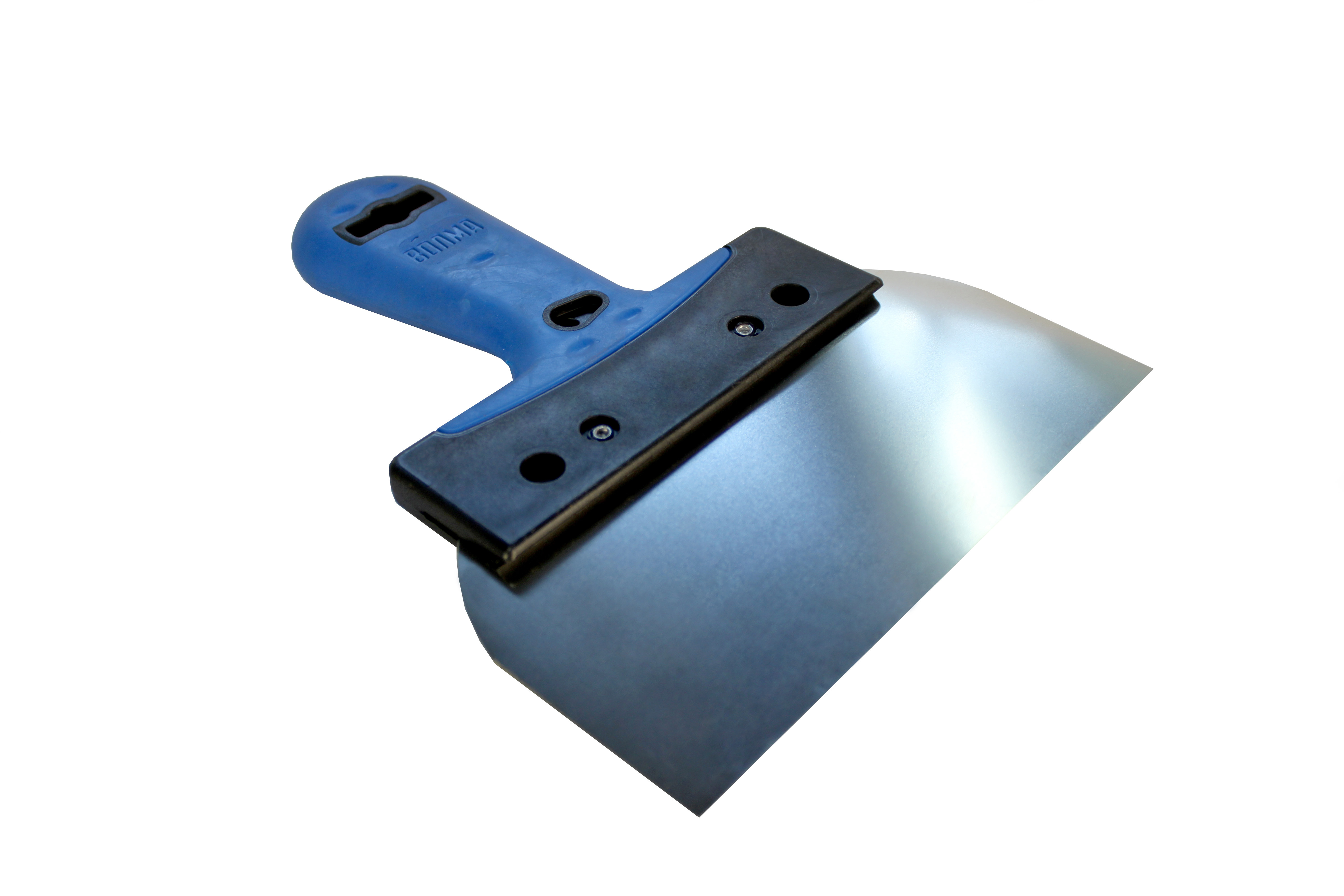 Изображение товара Шпатель малярный Волма 180 мм из нержавеющей стали с двухкомпонентной ручкой