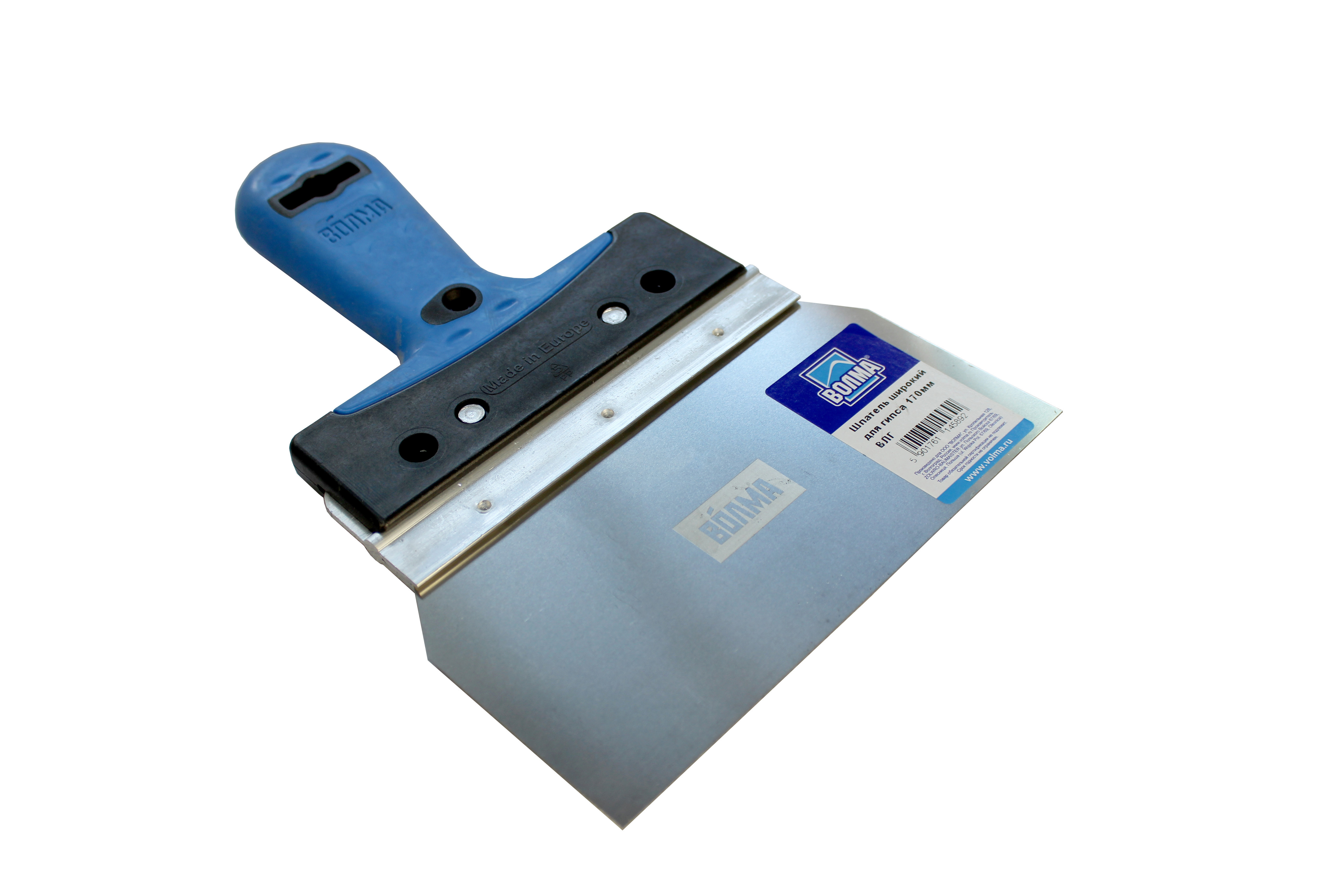 Изображение товара Шпатель фасадный Волма 170 мм из нержавеющей стали с двухкомпонентной ручкой