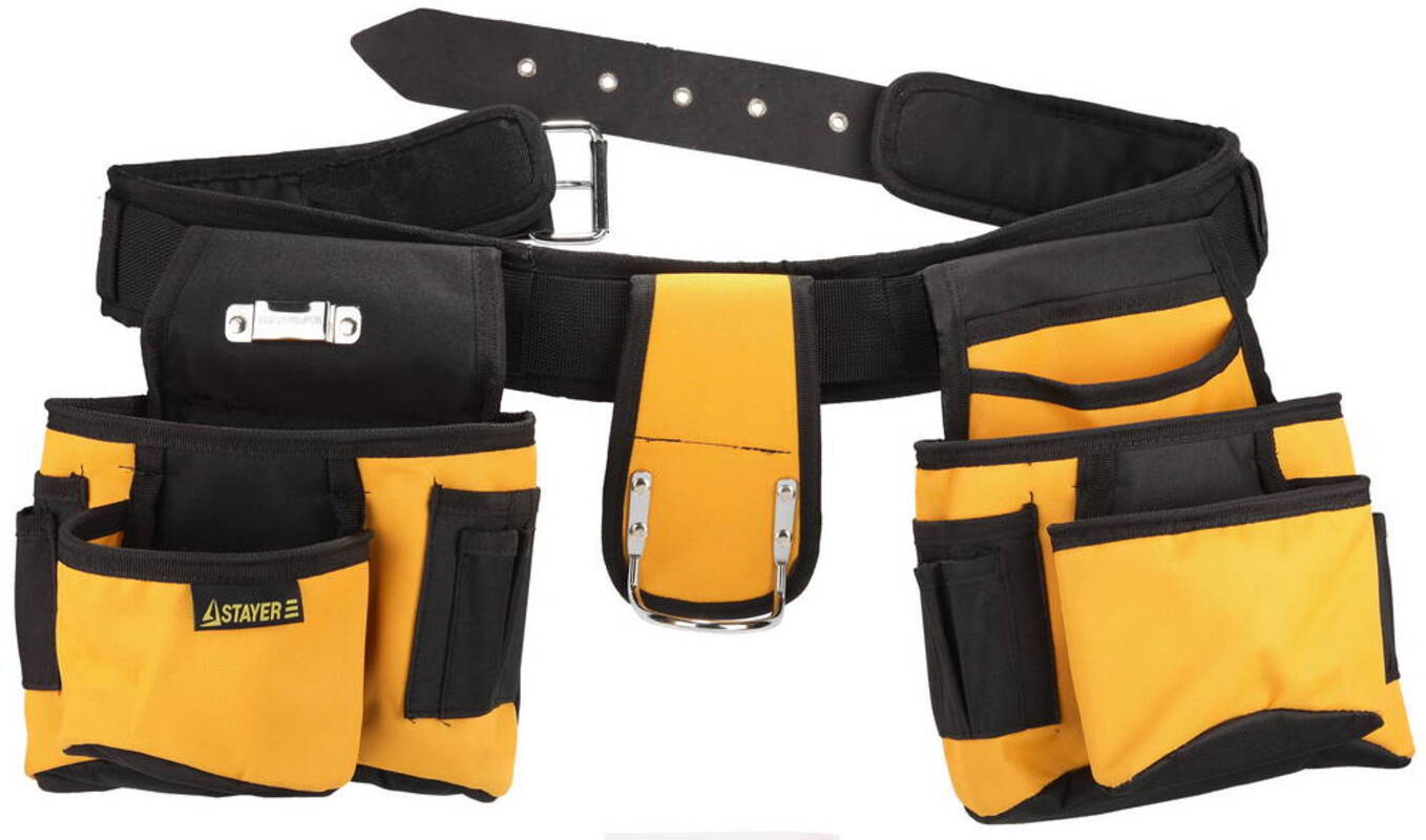 Изображение товара Сумка-пояс для инструментов STAYER 620x290x65 мм нейлон яркая