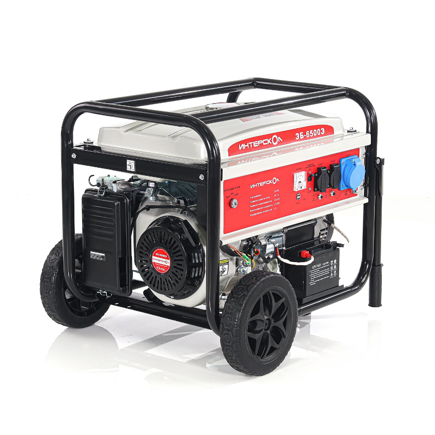 Изображение товара Генератор бензиновый Интерскол ЭБ-6500Э НСК 5.5 кВт
