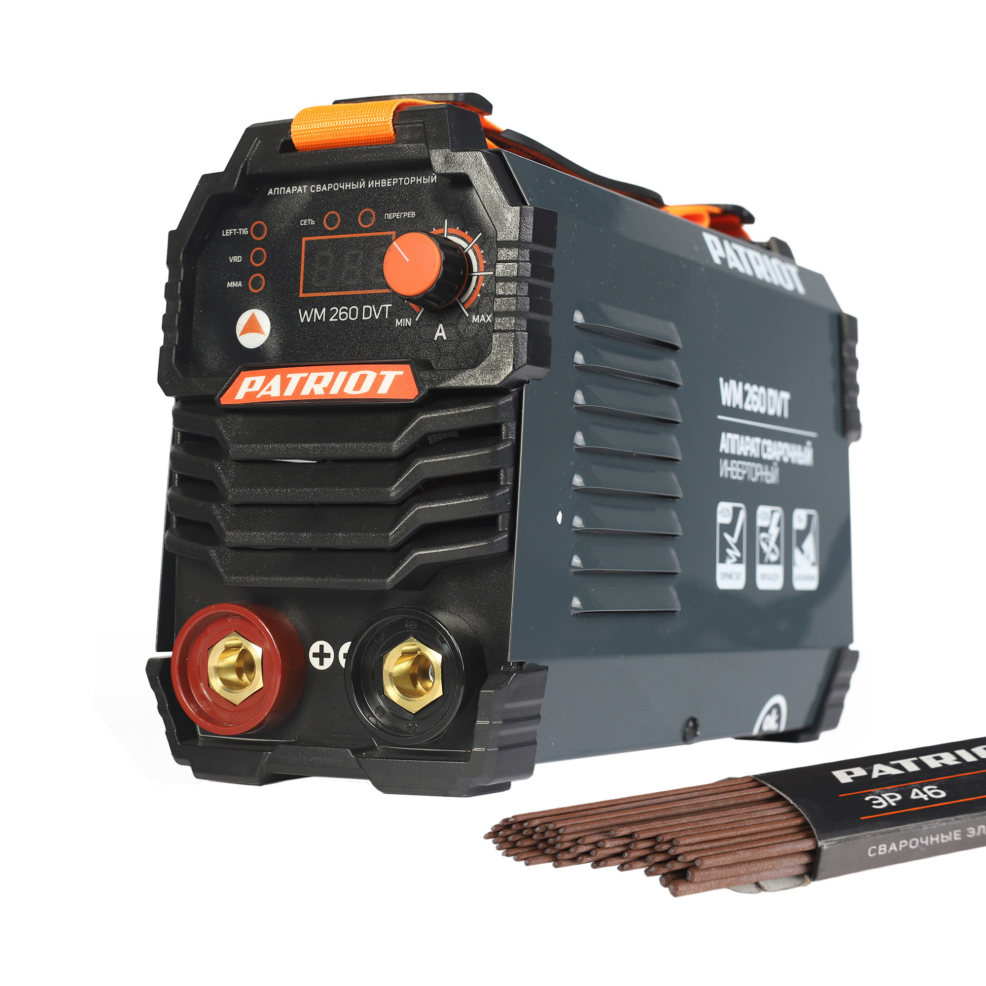 Изображение товара Сварочный аппарат инверторный Patriot WM230DVC НСК, 230 А, до 5 мм