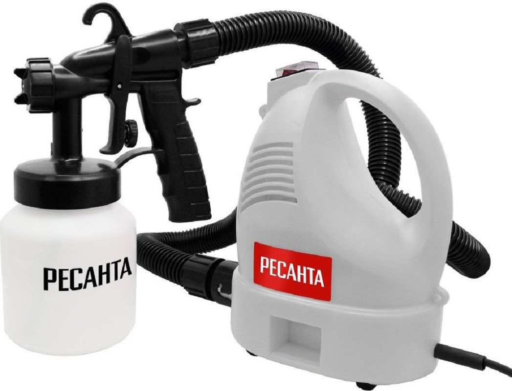Изображение товара Краскопульт сетевой Ресанта ЭКП-700В, 700 Вт, производительность 1000 мл/мин