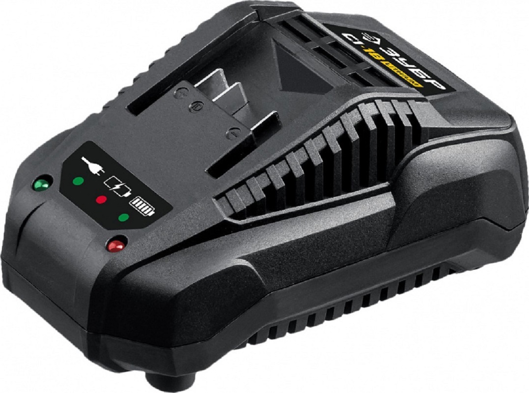 Изображение товара Зарядное устройство 18V для аккумуляторов ЗУБР БЗУ-С1-18 с USB портом