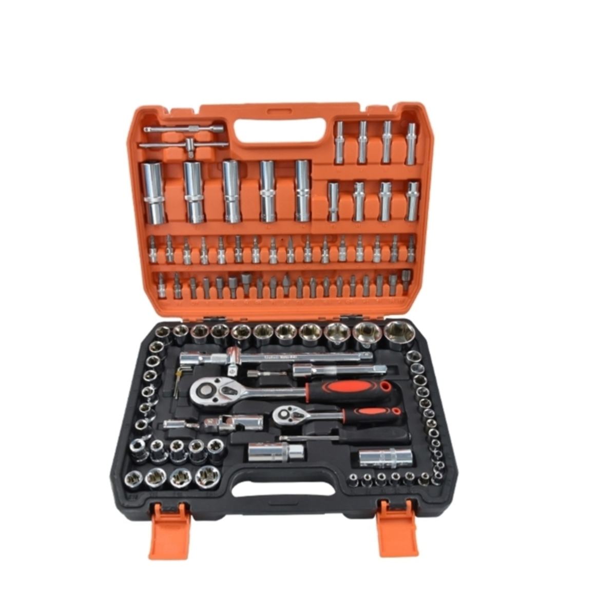 Изображение товара Набор инструментов TurboSky TY_оранжевый 108 предметов для автомобиля и дома