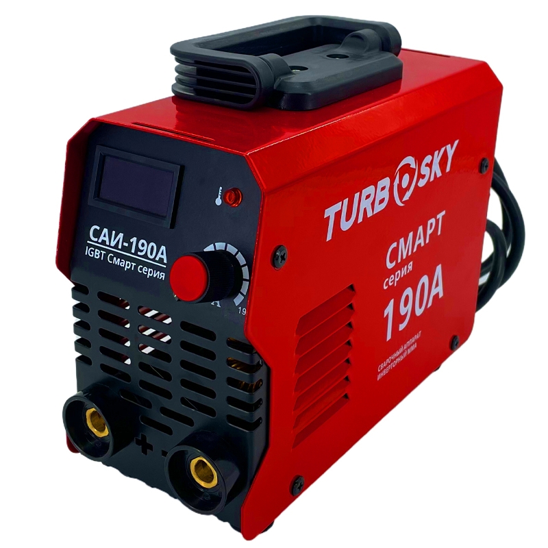 Изображение товара Турборский инверторный сварочный аппарат САИ-190А Смарт 190 А 6.2 кВт цифровая индикация