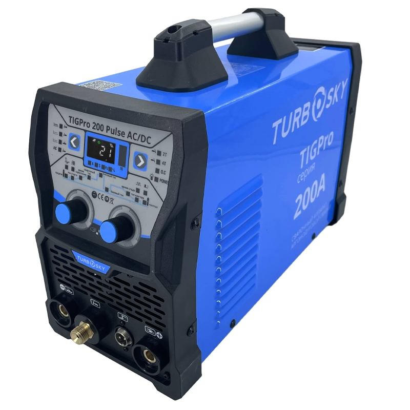 Изображение товара Сварочный аппарат инверторный Turbosky TIGPro 200 Pulse AC/DC, 220 А, до 5 мм