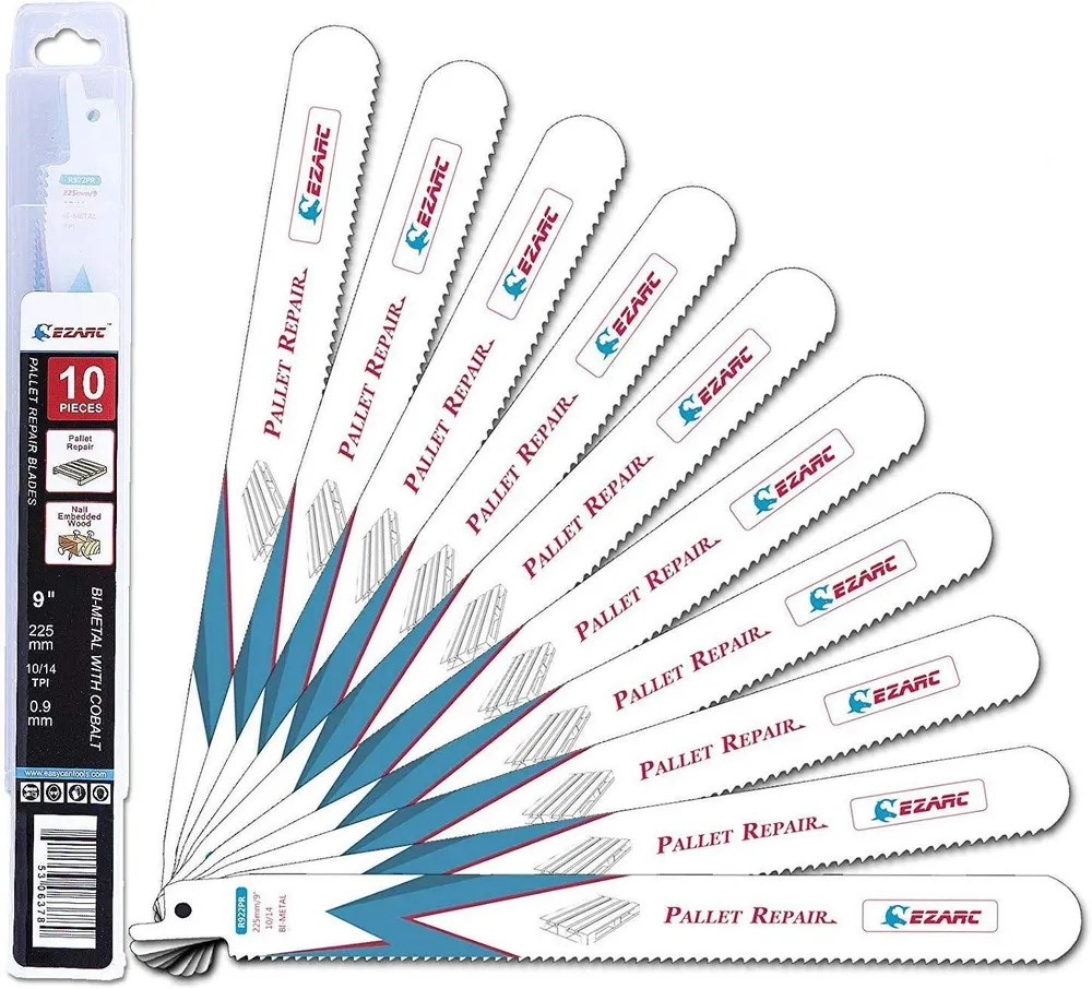 Изображение товара Набор полотен для сабельной пилы Ezarc 802042, 10 шт