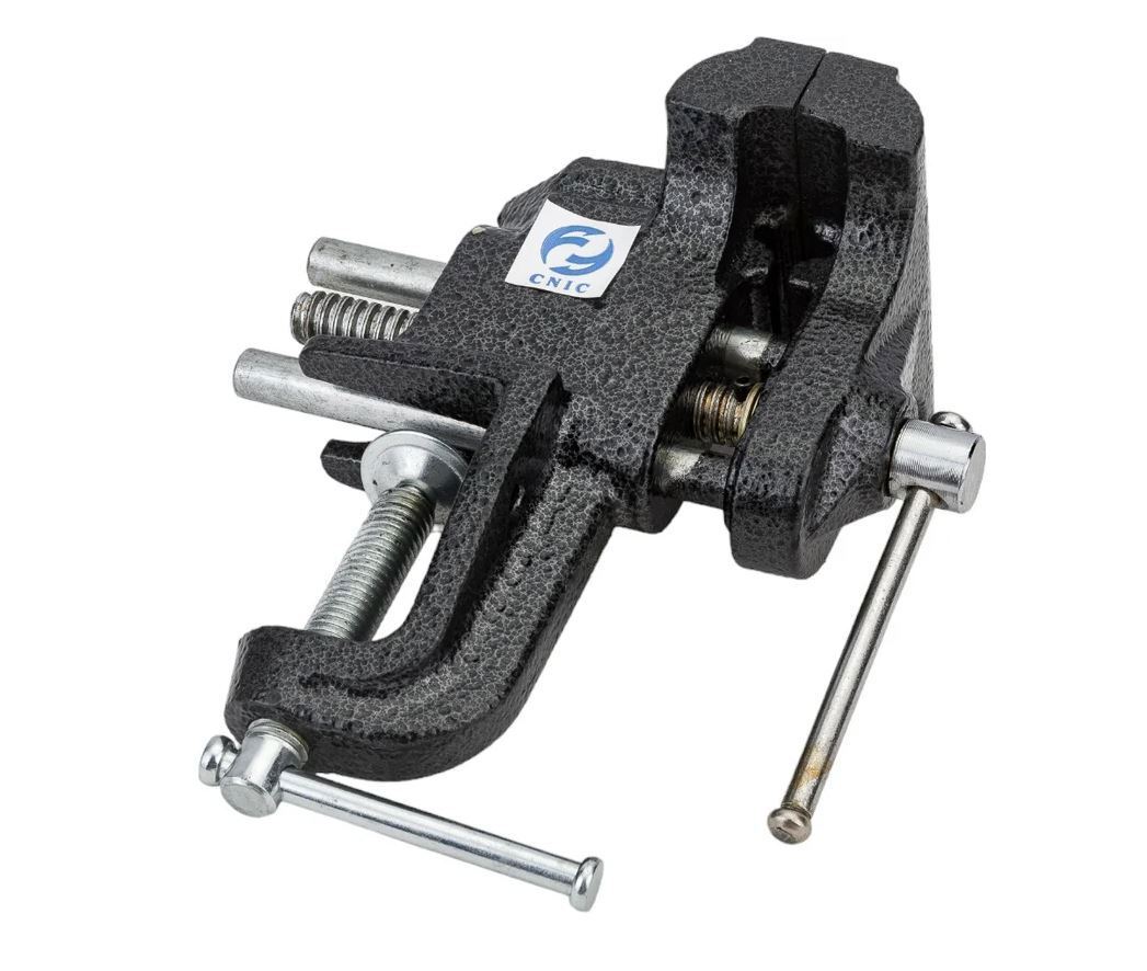 Изображение товара Слесарные настольные тиски CNIC LT86203, 75 мм, стальные, неповоротные