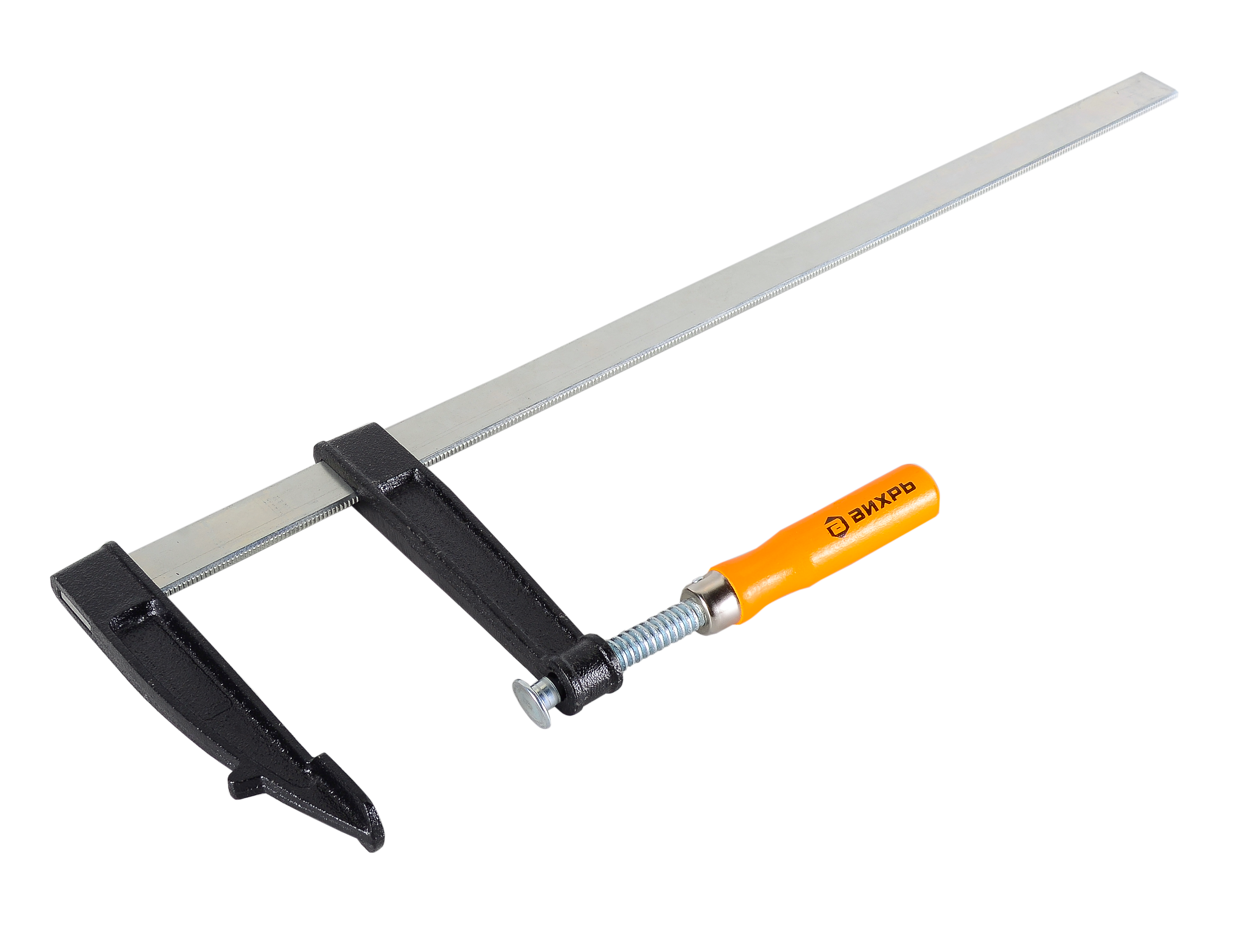 Изображение товара Струбцина F-образная Вихрь 500х120 мм для надежного крепления