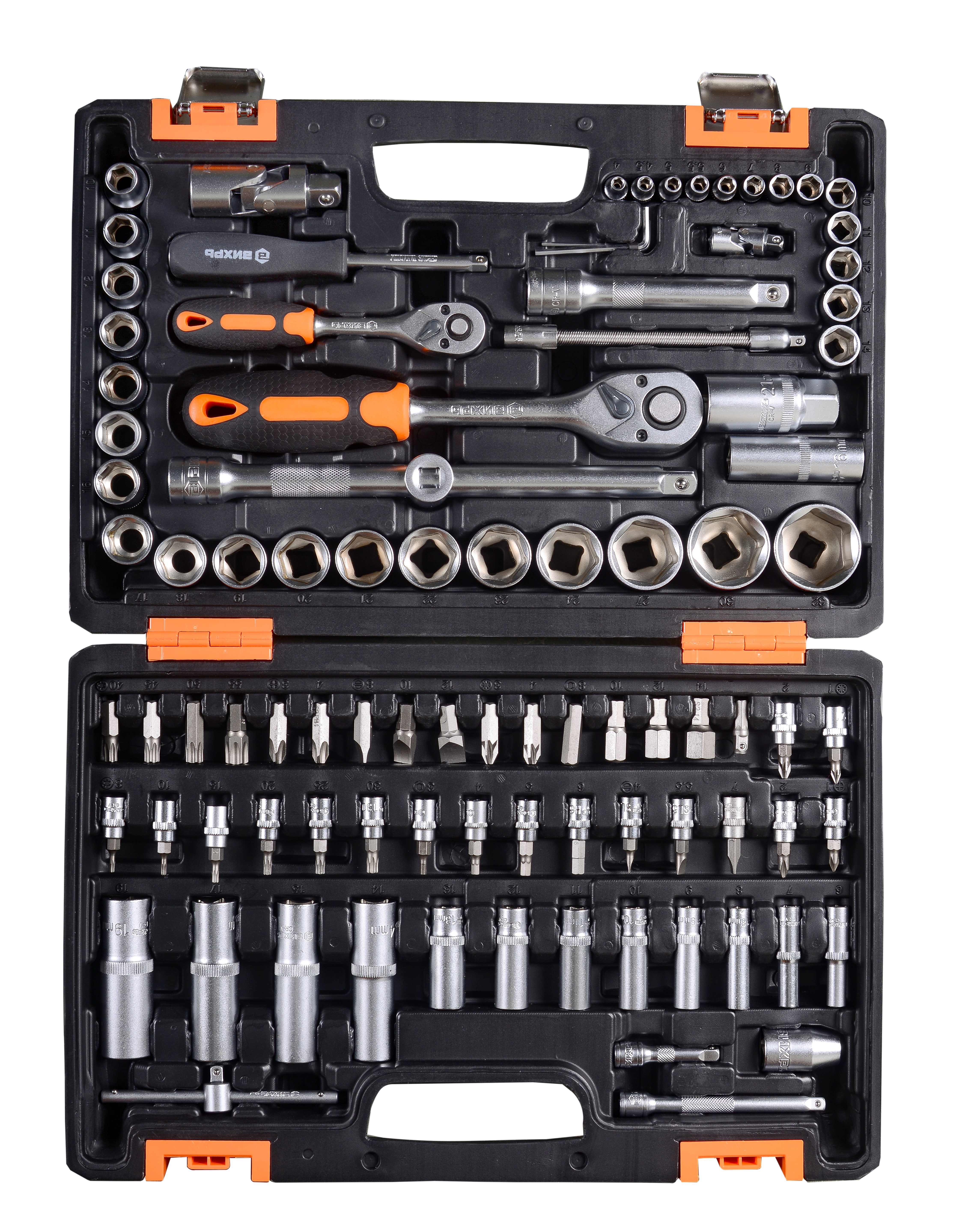 Изображение товара Набор инструментов Вихрь 73/6/7/5 94 предмета в кейсе для автосервиса и дома