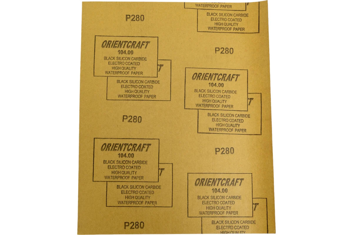 Изображение товара Водостойкий шлифовальный лист KINGSIZE ABRAFORM AF-KS10-P280 P280 10 шт