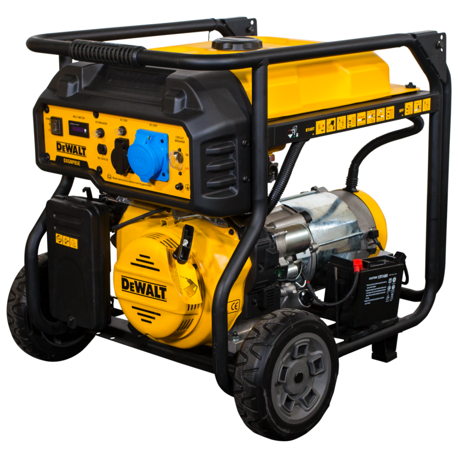 Изображение товара Бензиновый генератор Dewalt DXGNP85E 8.5 кВт для надежного электроснабжения