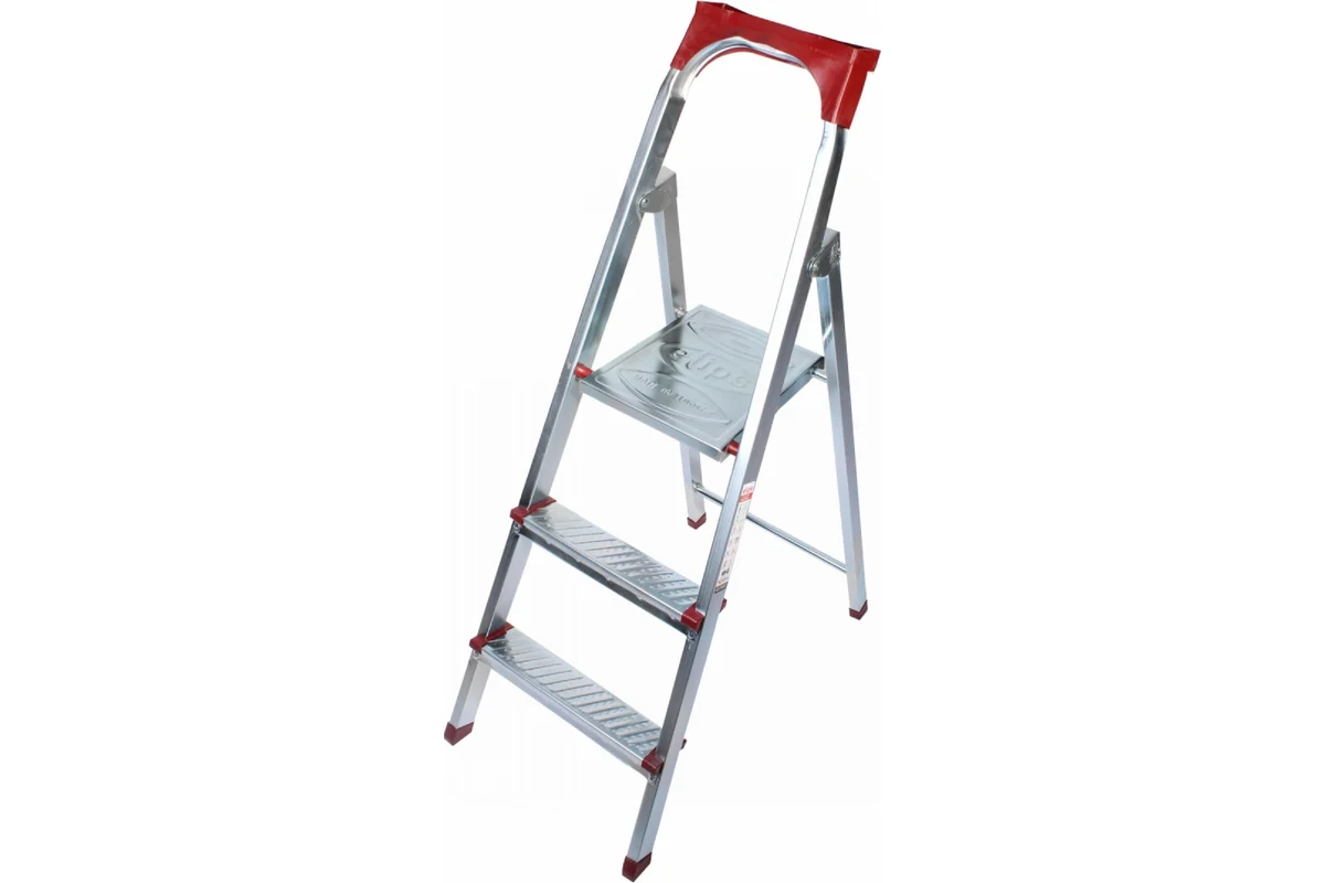 Изображение товара Стремянка стальная Kanat Elips EM-602 3 ступени до 150 кг надежная и складная