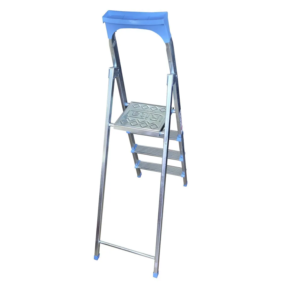 Изображение товара Стремянка стальная Kanat Rita RM-653 4 ступени грузоподъемность 100 кг