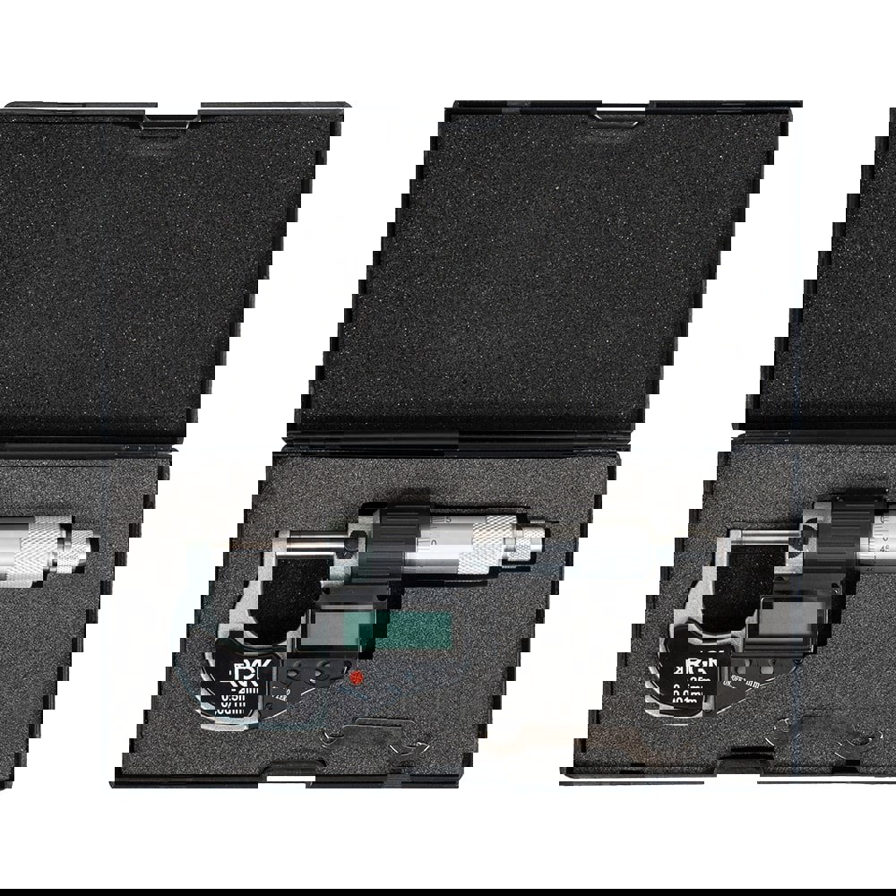 Изображение товара Электронный микрометр RGK MC-25 поверка 25 мм цифровой для точных измерений