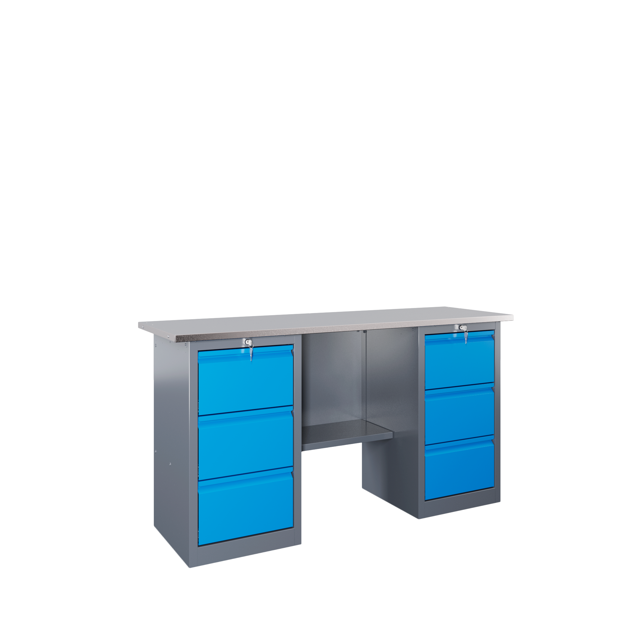 Изображение товара Верстак складной ВЕРСТАКОФФ SLF 161.33.1 профессиональный, максимально нагрузка 300 кг, оцинкованны