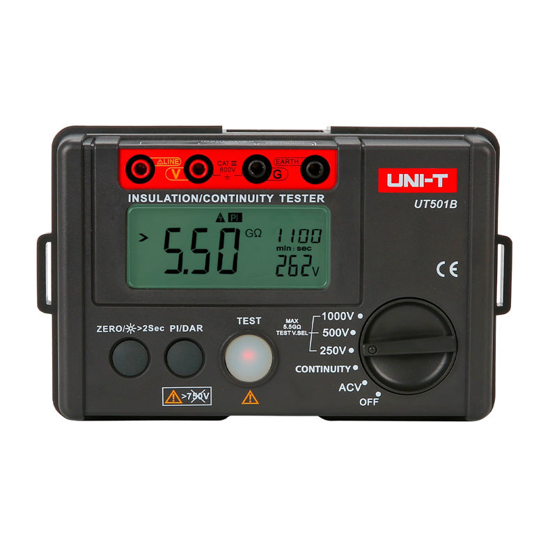 Изображение товара Измеритель сопротивления изоляции UNI-T UT501B для кабелей и электрооборудования