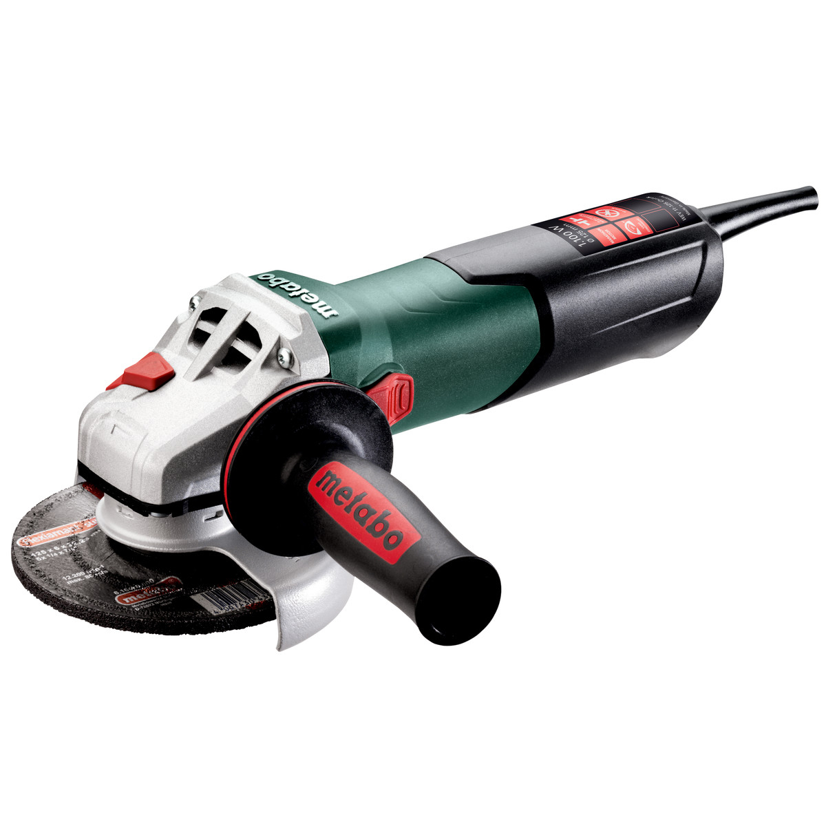 Изображение товара УШМ Metabo WEV 11-125 Quick 1100 Вт для шлифовки и резки