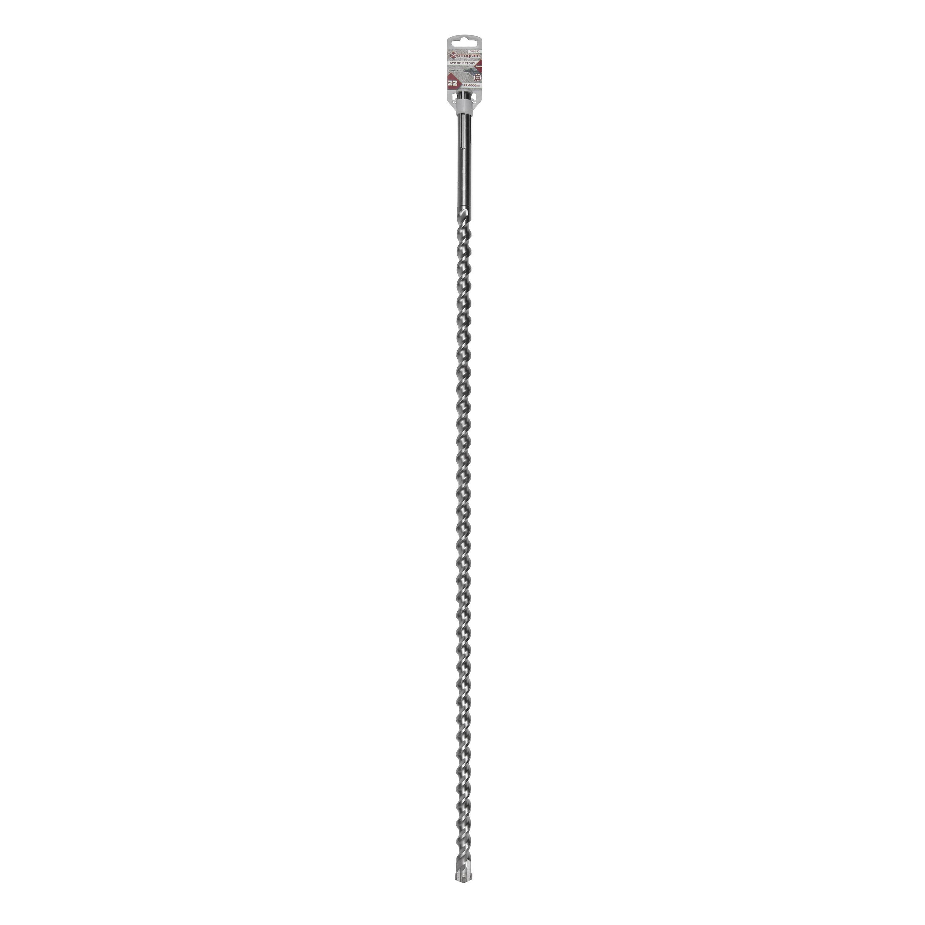 Изображение товара Бур по бетону MONOGRAM Special SDS-max 22x860/1000 мм