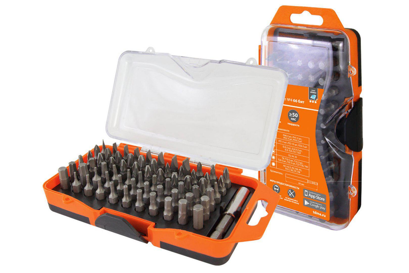 Изображение товара Набор бит TDM Electric Алмаз SQ1019-0104, 66 шт