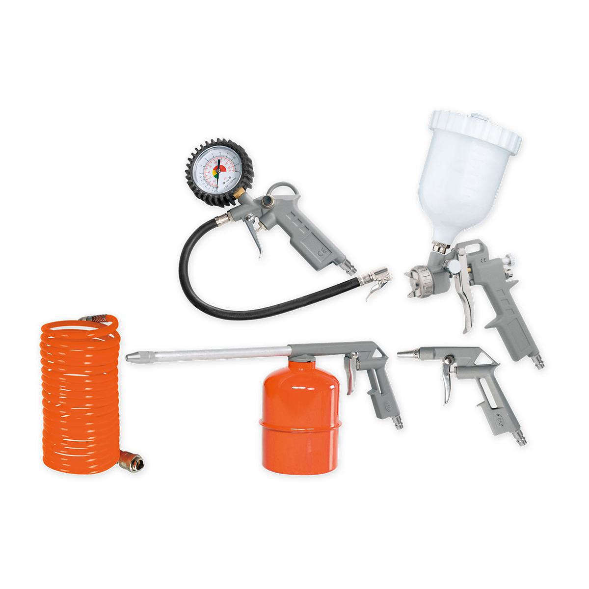 Изображение товара Набор аксессуаров для компрессора Daewoo Master DAC 5 шт с шлангом 4 м