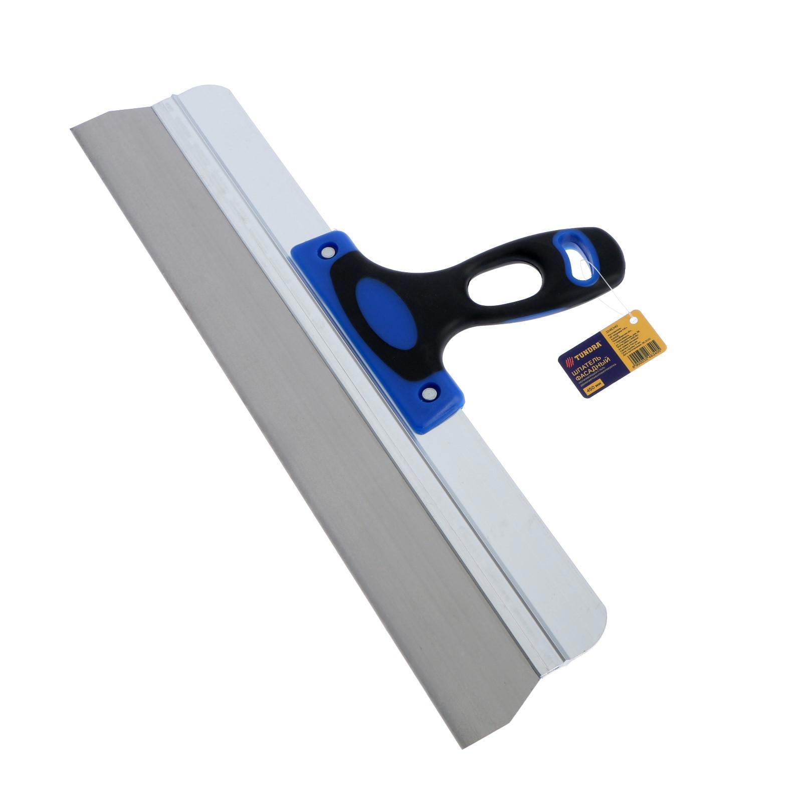 Изображение товара Фасадный шпатель Tundra 450 мм из нержавеющей стали для отделочных работ