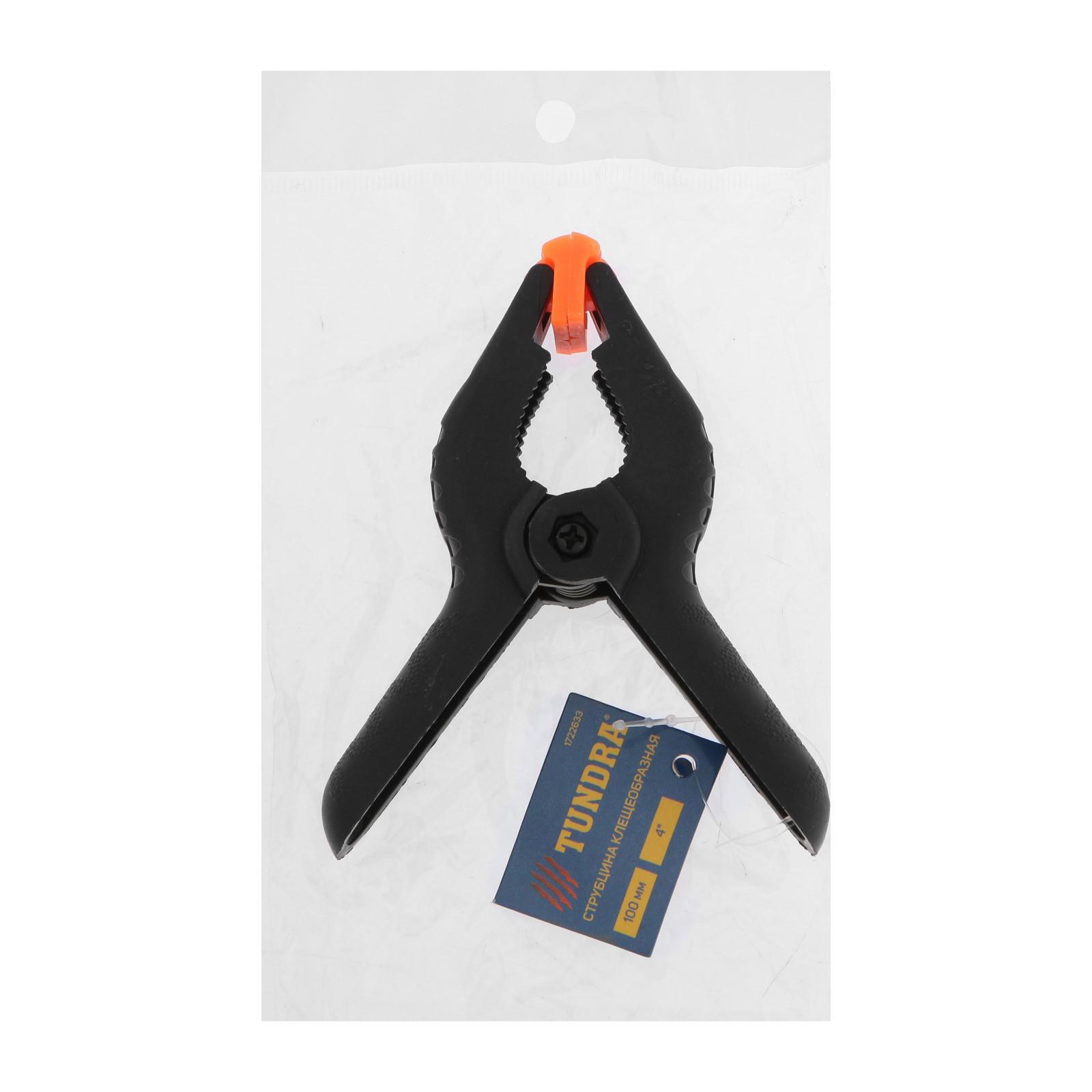 Изображение товара Струбцина клещеобразная Tundra 4" (100 мм) пружинная для дерева и металла