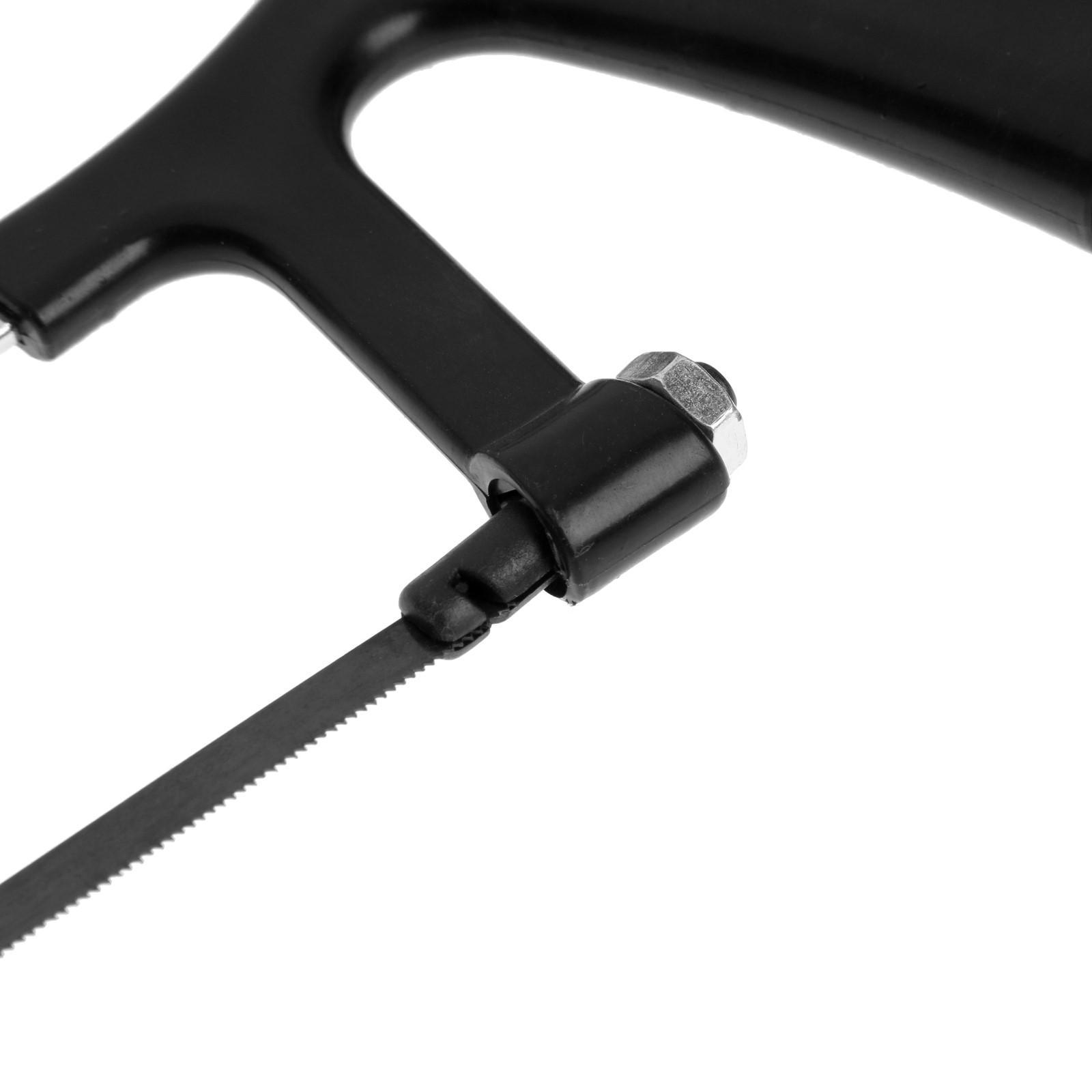 Изображение товара Ножовка по металлу Tundra хромированная пластиковая рукоятка 150 мм Изображение товара Ножовка по металлу Tundra хромированная пластиковая рукоятка 150 мм