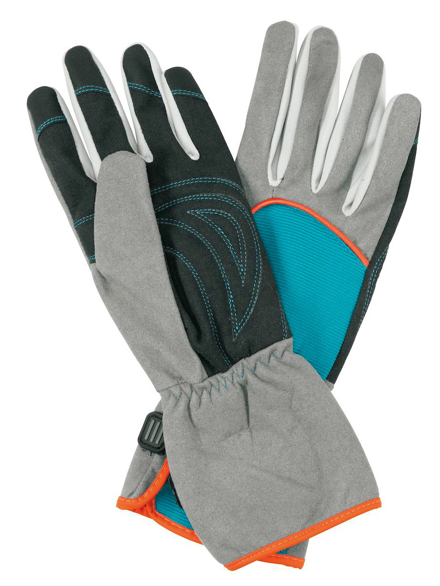 Изображение товара Перчатки тканевые GARDENA 00216-32.000.00 для ухода за садом, 7/S, 2 пары