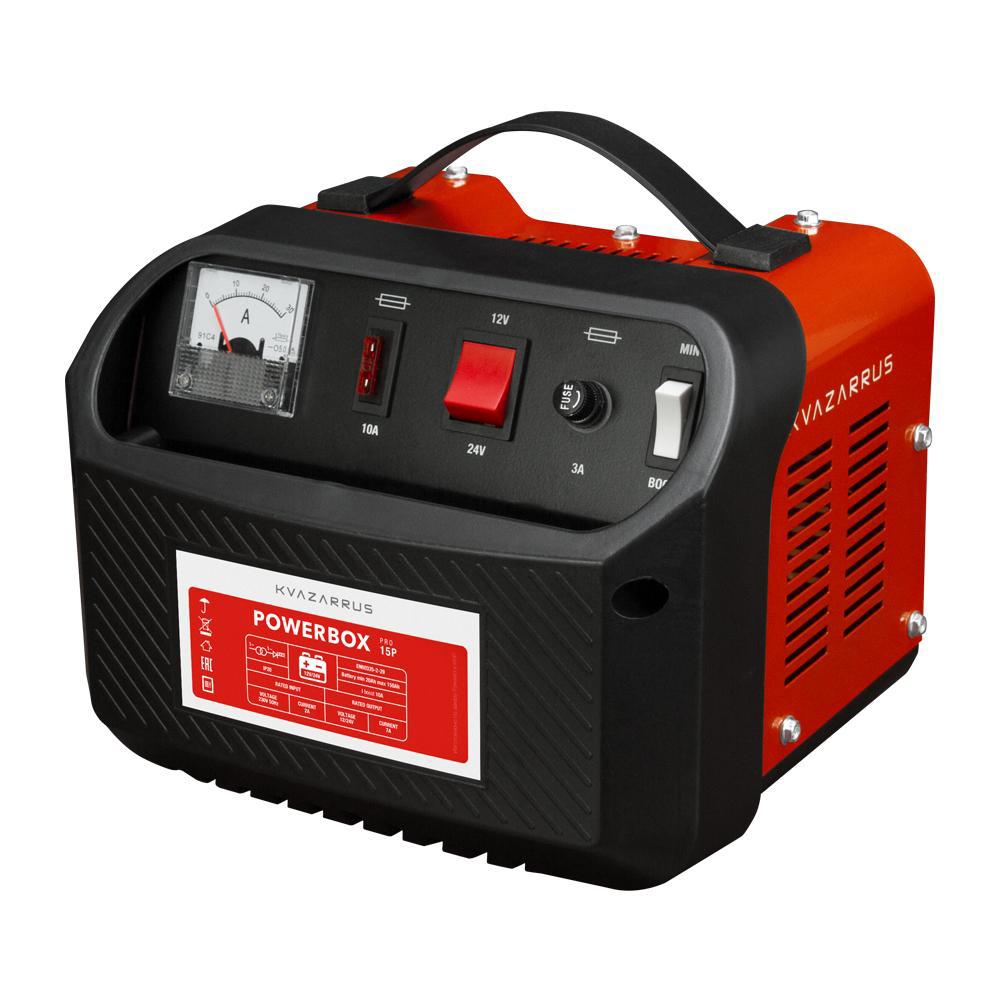Изображение товара Зарядное устройство KVAZARRUS PowerBox 15P 12/24В 7/10А Изображение товара Зарядное устройство KVAZARRUS PowerBox 15P 12/24В 7/10А