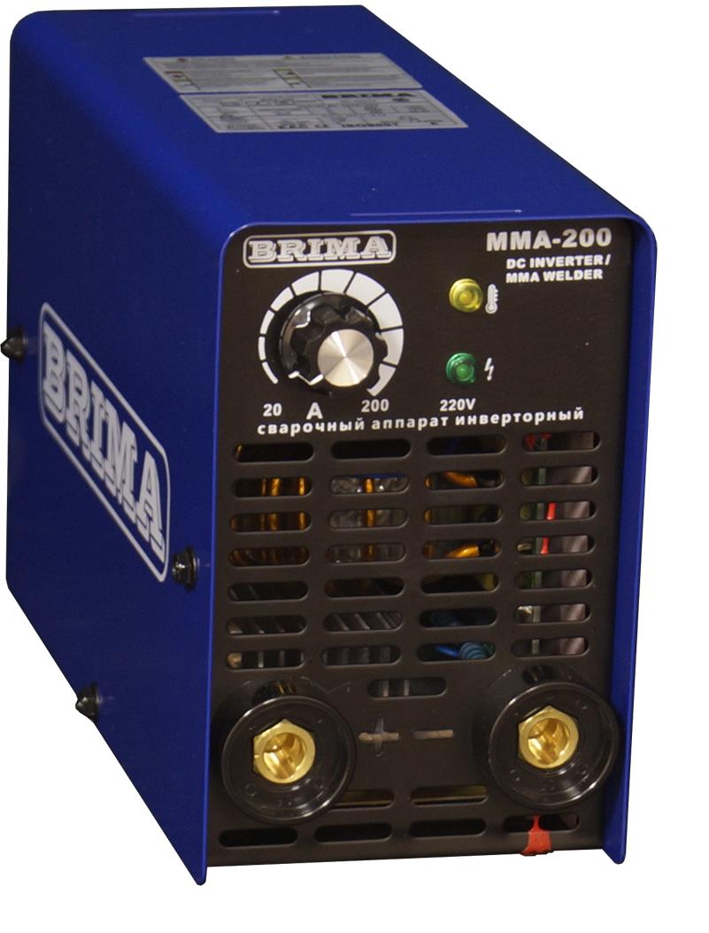Изображение товара Сварочный аппарат инверторный Brima MMA-200 200 А, для электродов 1.5-4 мм, Китай