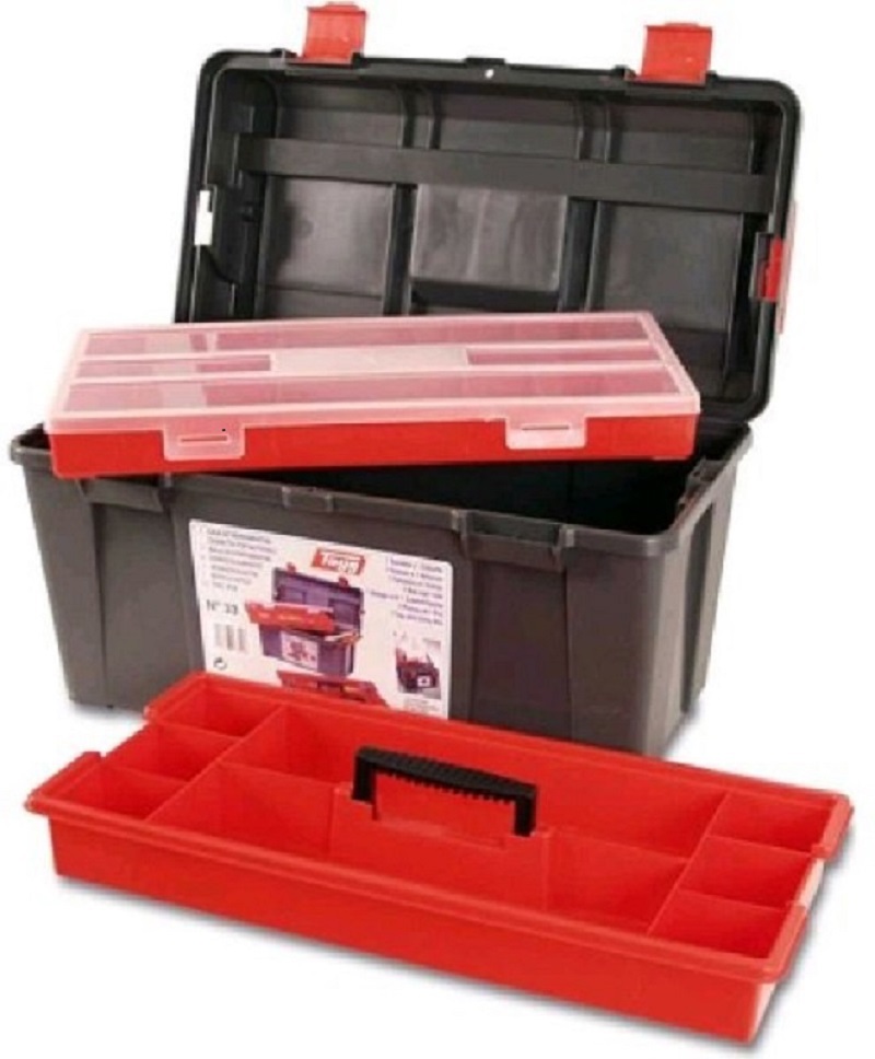 Изображение товара Ящик для инструментов Tayg TAY-133008 48x25.8x25.5 см пластик с органайзером