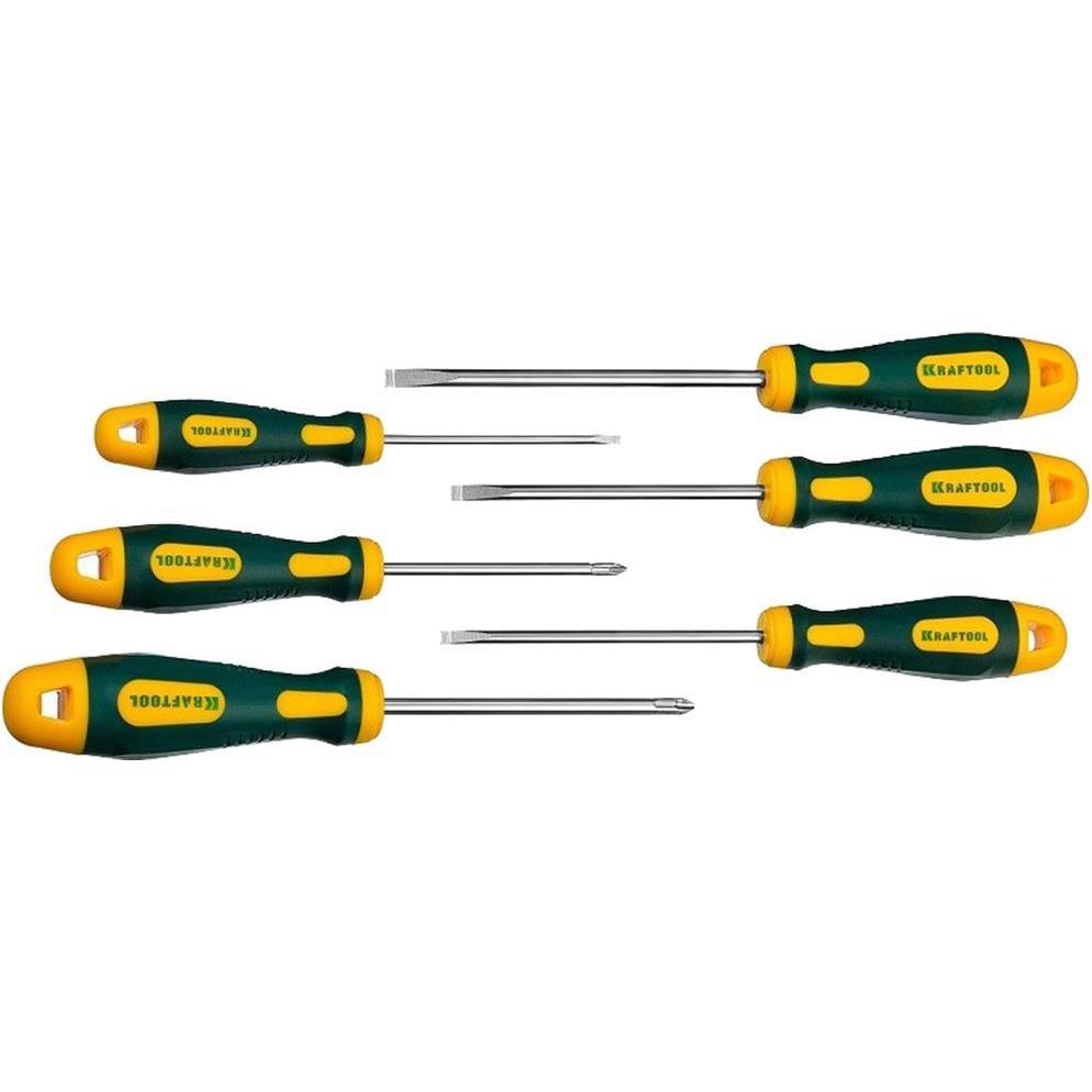 Изображение товара Набор отверток Kraftool 250081-H6 X-Drive, 6 шт. профессиональный инструмент