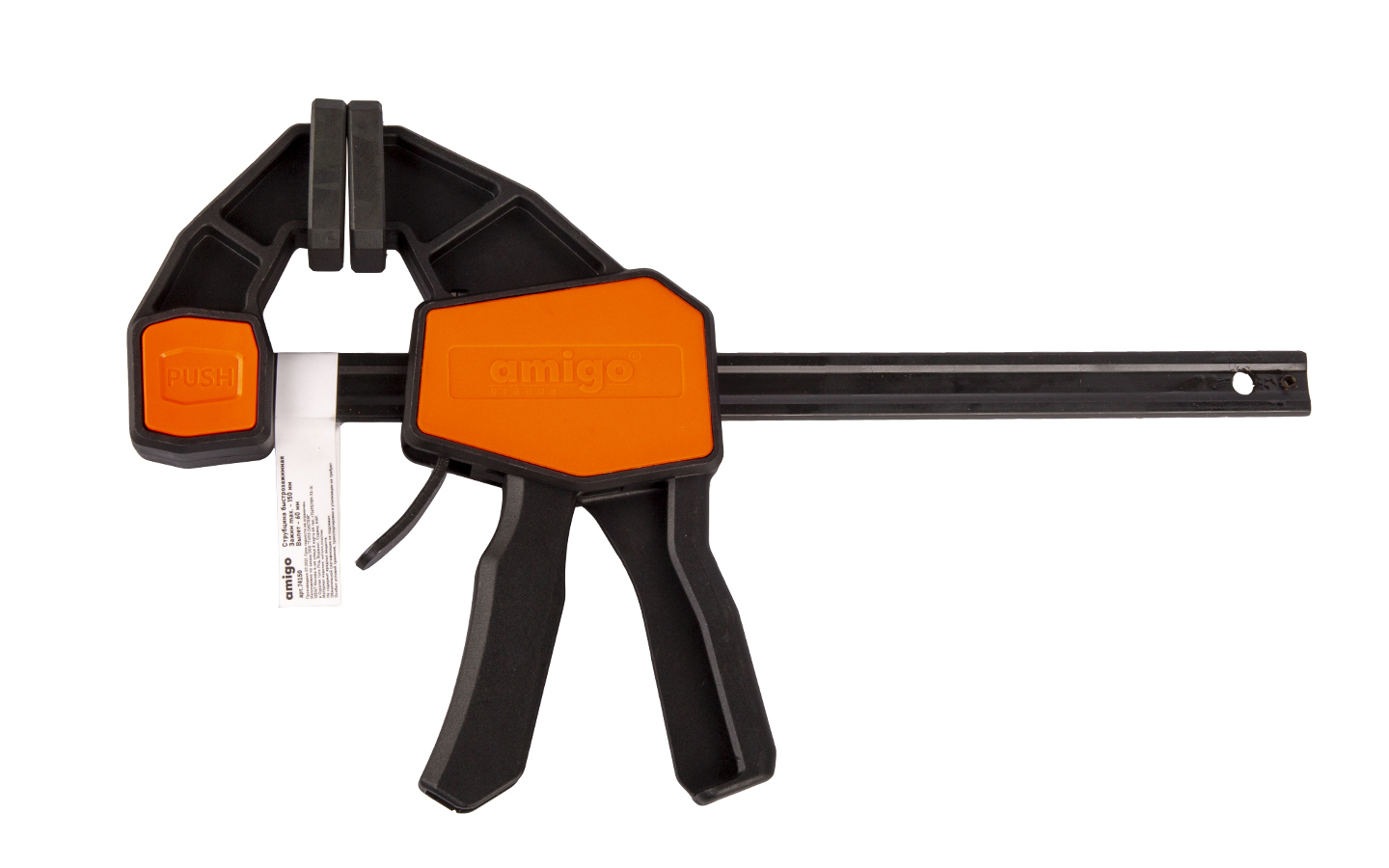 Изображение товара Быстрозажимная струбцина Amigo 74150 150 мм для дерева и металла