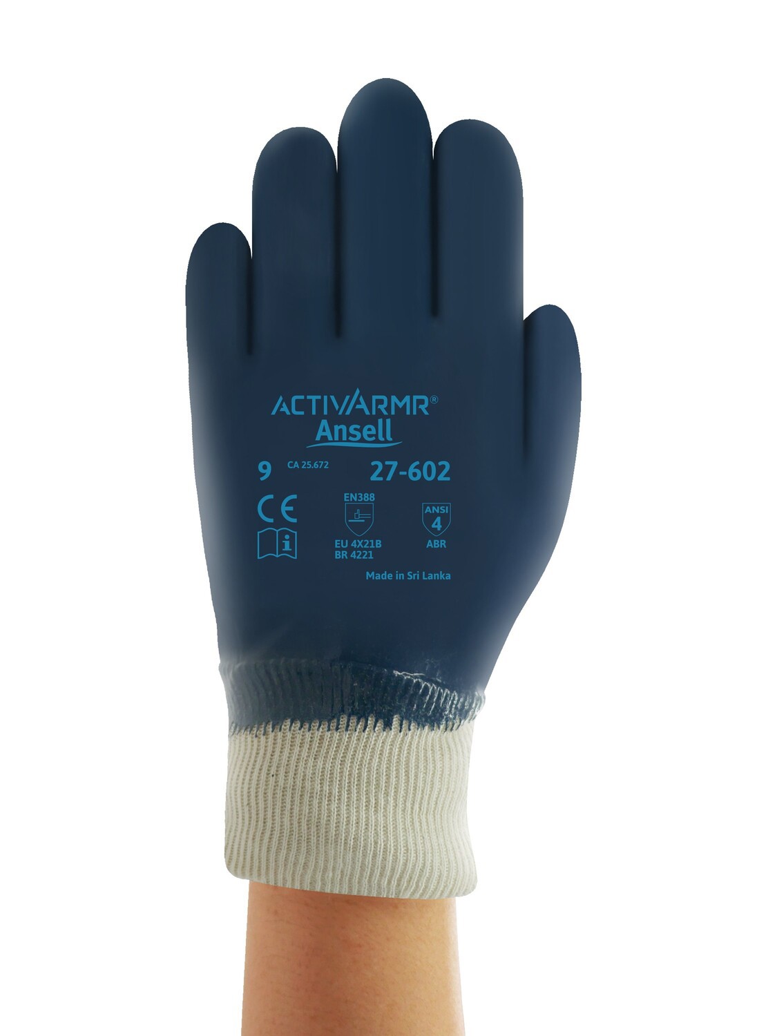 Изображение товара Перчатки хлопчатобумажные Ansell 27-602-10, размер 10/XL, от механических повреждений Изображение товара Перчатки хлопчатобумажные Ansell 27-602-10, размер 10/XL, от механических повреждений