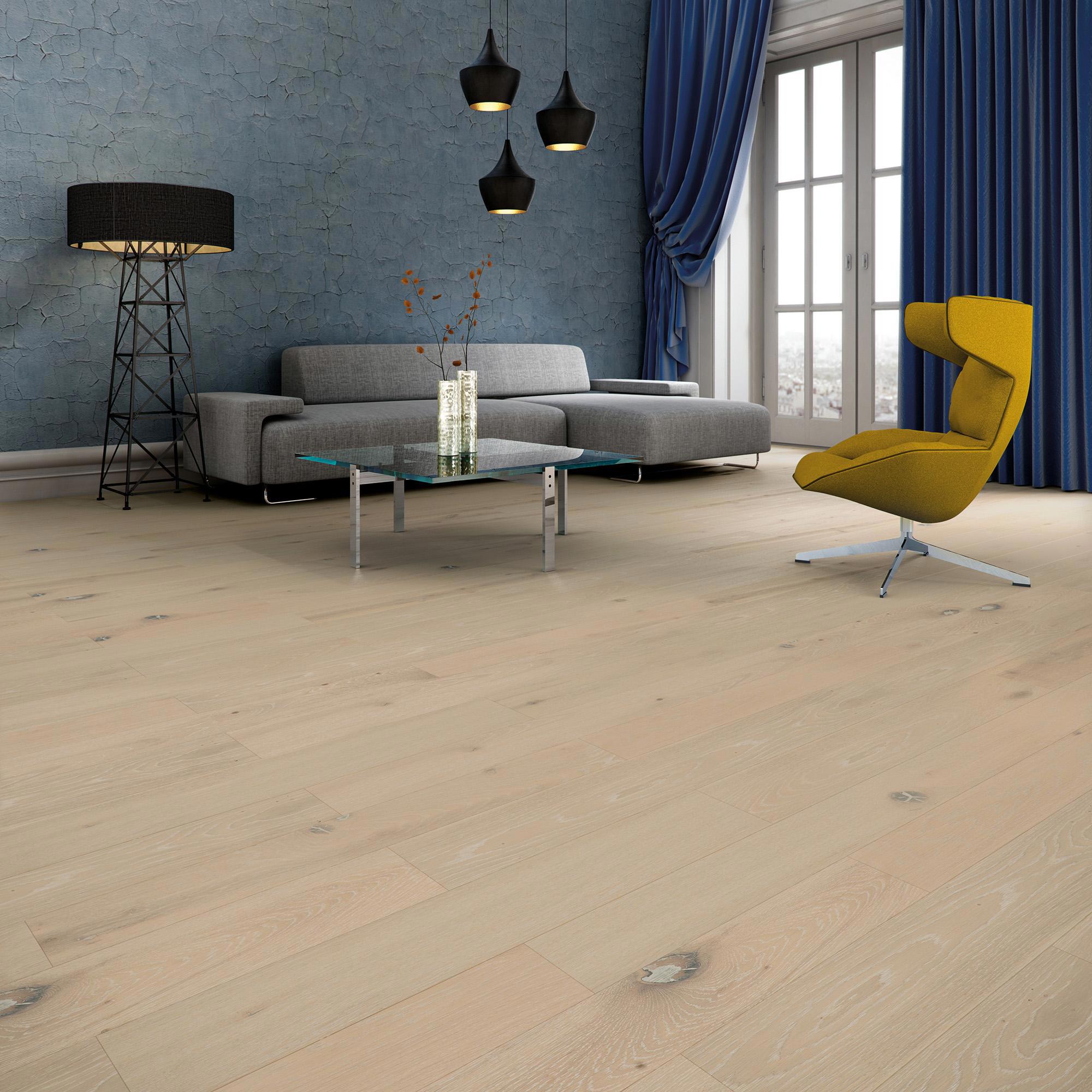 Изображение товара Паркетная доска Baltic Wood Melody Дуб Виздом WHITE & GREY 14 мм 3.2 м²