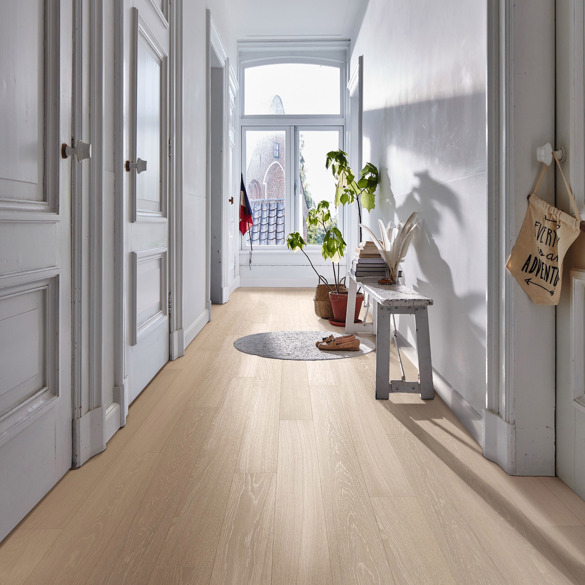 Изображение товара Паркетная доска Meister PS300 Дуб Гармония 1-полосная 13 мм белая