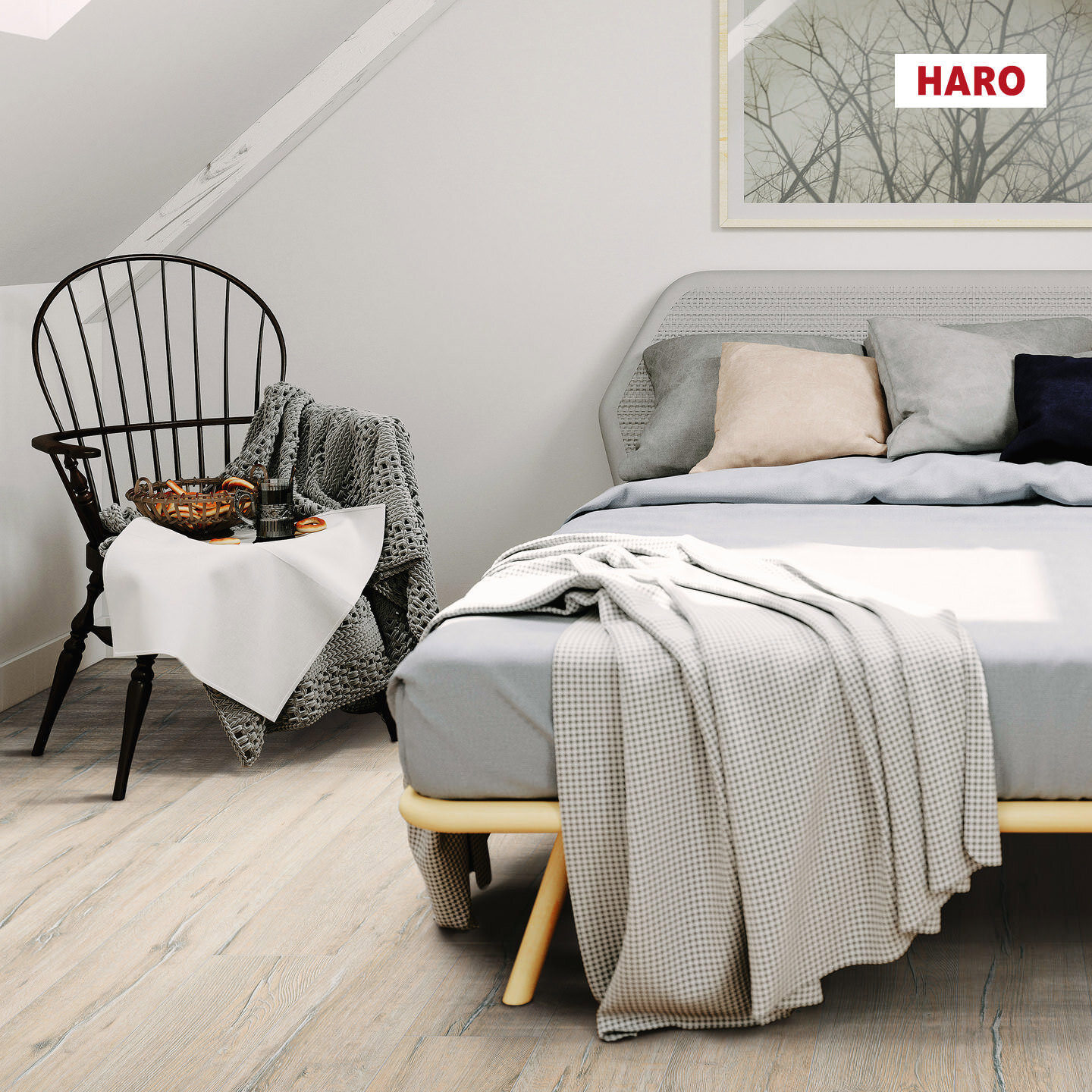 Изображение товара Ламинат Haro Дуб Скандинавия 32 класс 7 мм с фаской 2.22 м² Германия