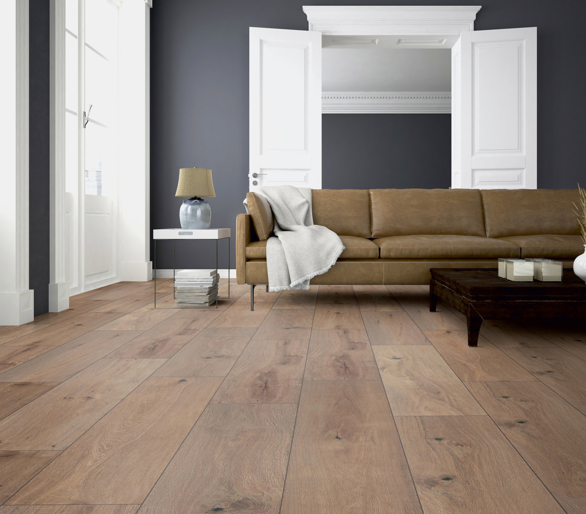 Изображение товара Ламинат Ter Hurne Дуб Виски Лаундж 32 класс 8 мм фаска Германия