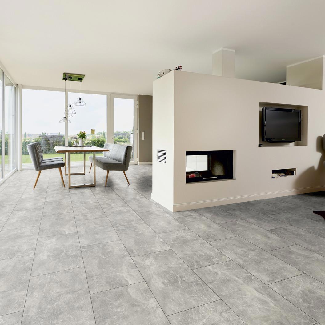 Изображение товара Ламинат Ter Hurne Dureco Stone Line Камень Звезда-серый 12 мм, 1.45 м², 4 фаски