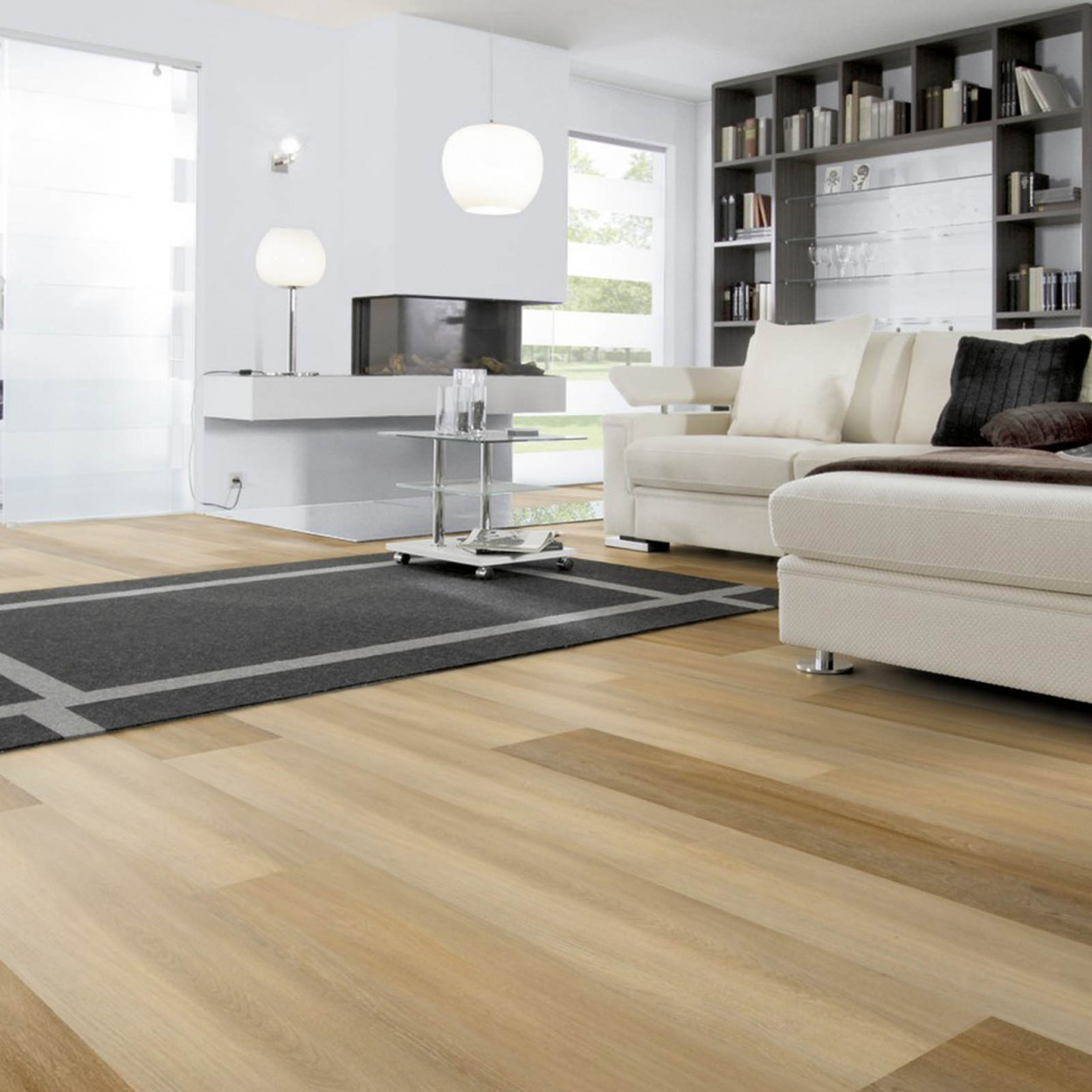 Изображение товара ПВХ плитка Wineo Wood Eternity Oak Brown 31 класс влагостойкая, самоклеящаяся 4.5 мм 3.89 м²