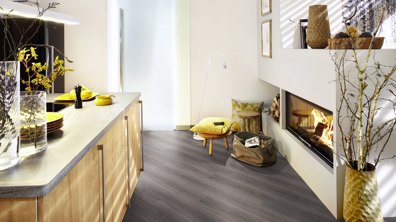 Изображение товара ПВХ плитка Wineo Wood Starlight Oak Soft 31 класс влагостойкая 4.5 мм