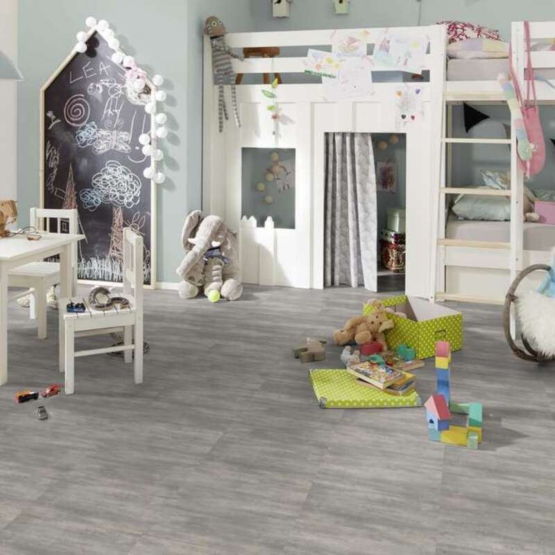 Изображение товара ПВХ плитка Wineo Courage Stone Grey 31 класс толщина 4.5 мм 3.34 м² Германия