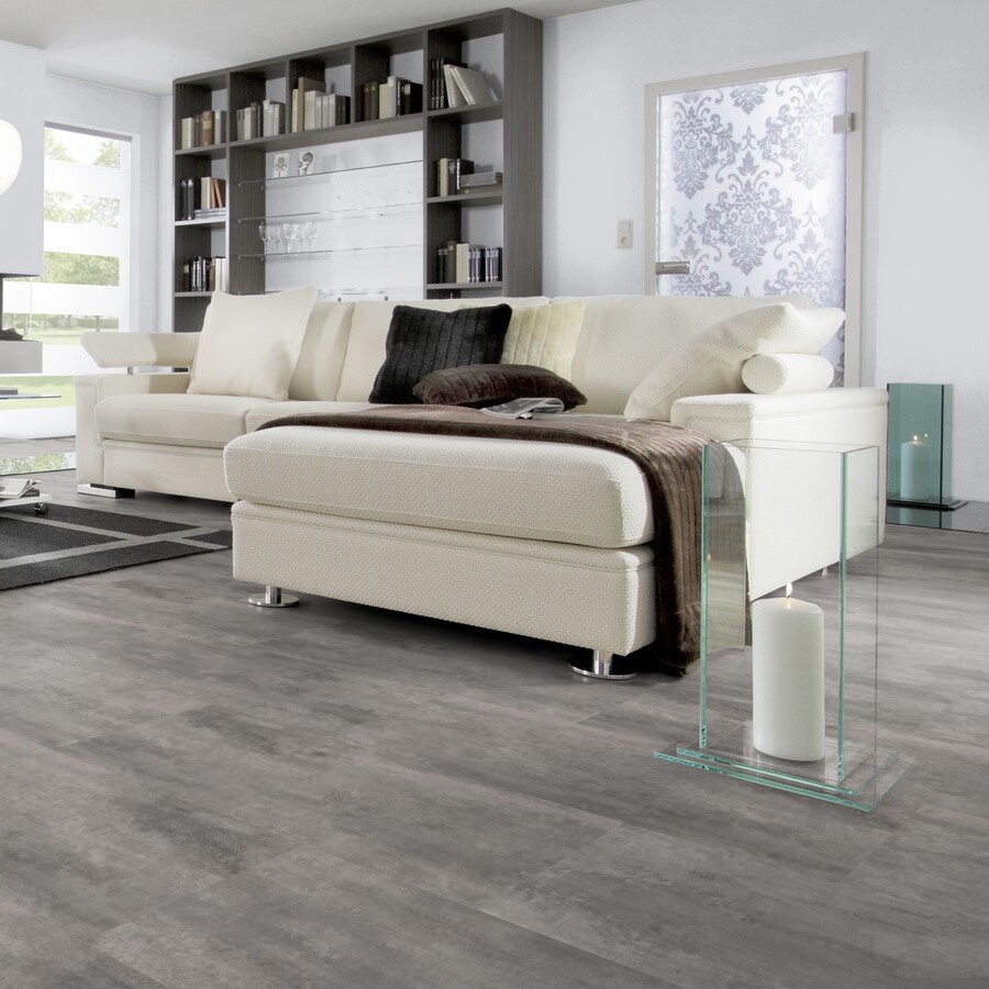 Изображение товара ПВХ плитка Wineo Stone Glamour Concrete Modern 31 класс толщиной 4.5 мм для влагостойких полов