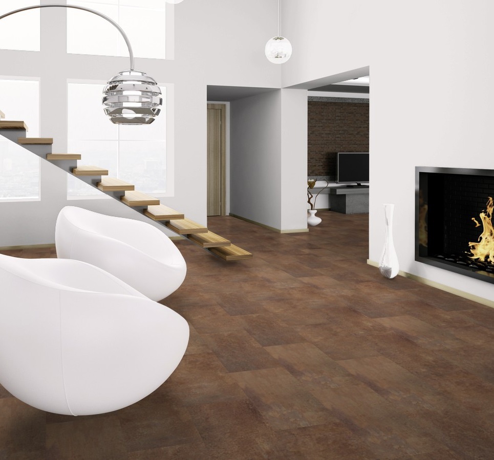 Изображение товара ПВХ плитка Wineo Fortune Stone Rusty 31 класс толщиной 9 мм для влажных помещений