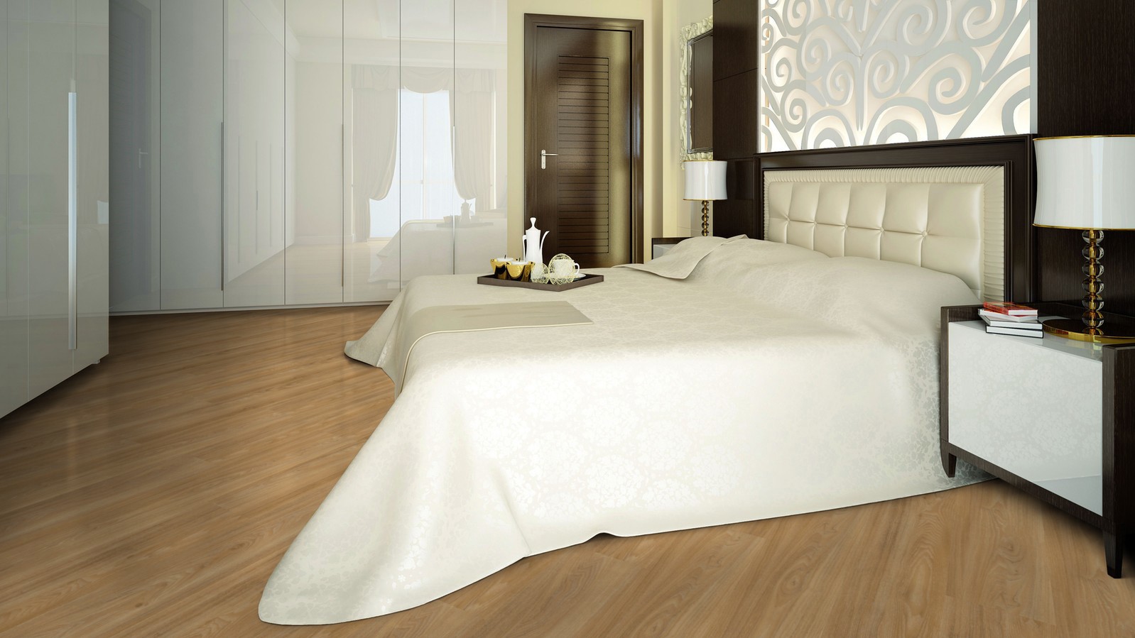 Изображение товара ПВХ плитка Wineo Wood Summer Oak Golden 31 класс влагостойкая 9 мм 3.89 м²