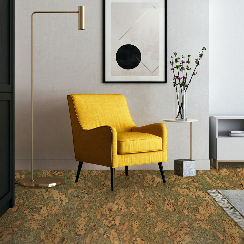 Изображение товара Пробковое покрытие Ibercork Леон верде 1.91 м², натуральное, влагостойкое, устойчивая к механически