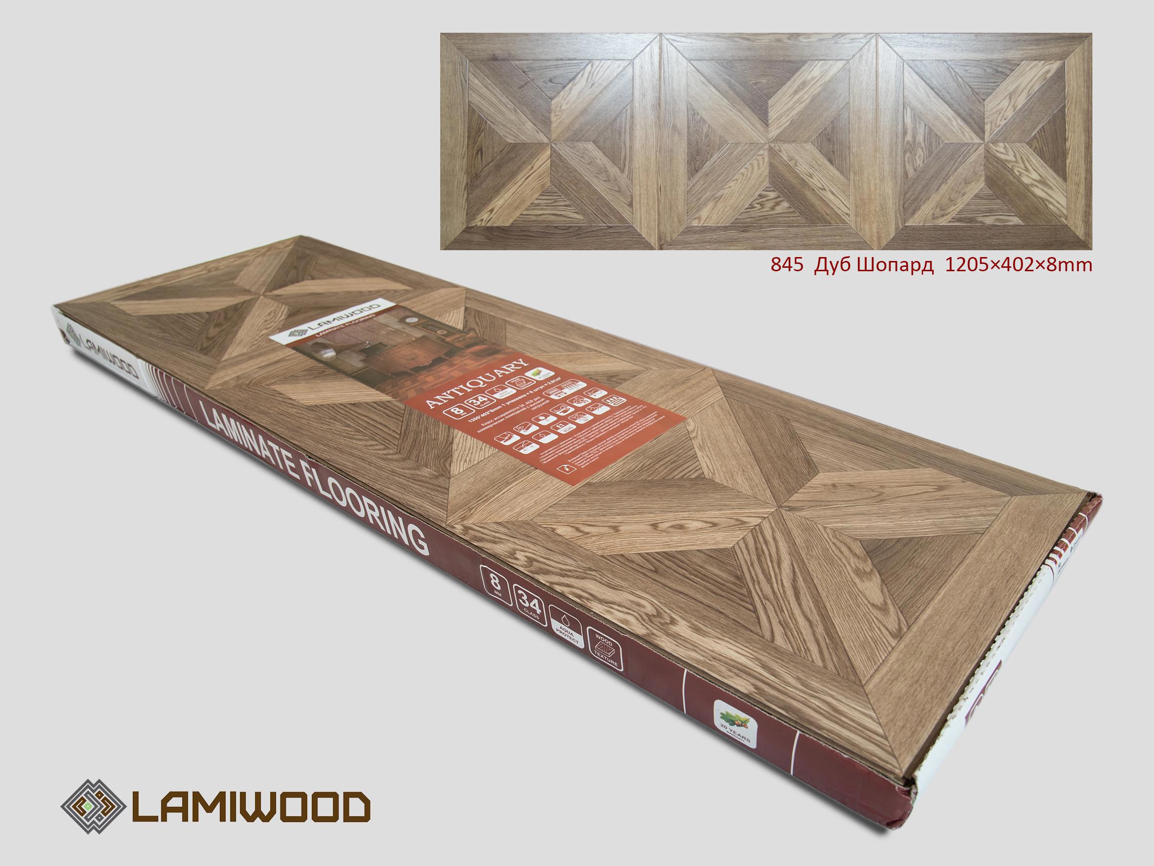 Изображение товара Ламинат Lamiwood Дуб Шопард 34 класс 8 мм с фаской