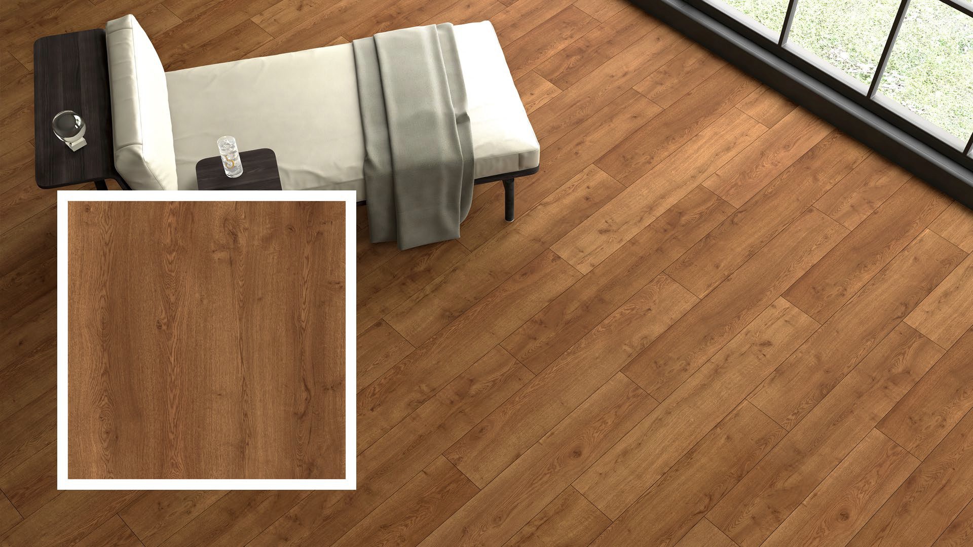 Изображение товара Ламинат AGT Natura Ultra Line Талия 8 мм класс 33 влагостойкий с фасками 1.83м²